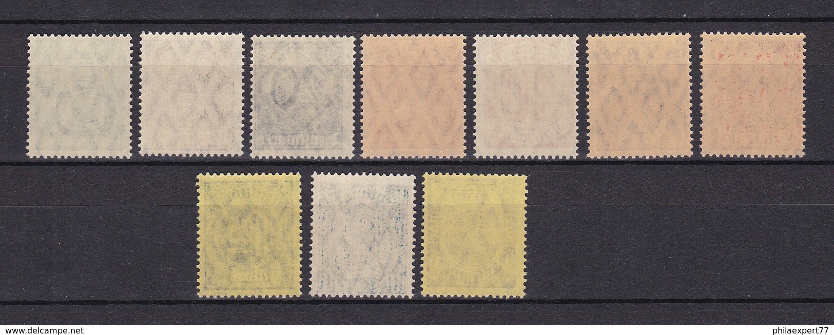 Deutsches Reich - Dienstmarken - 1920 - Michel Nr. 23+25/33 - Postfrisch - 41 Euro - Ungebraucht