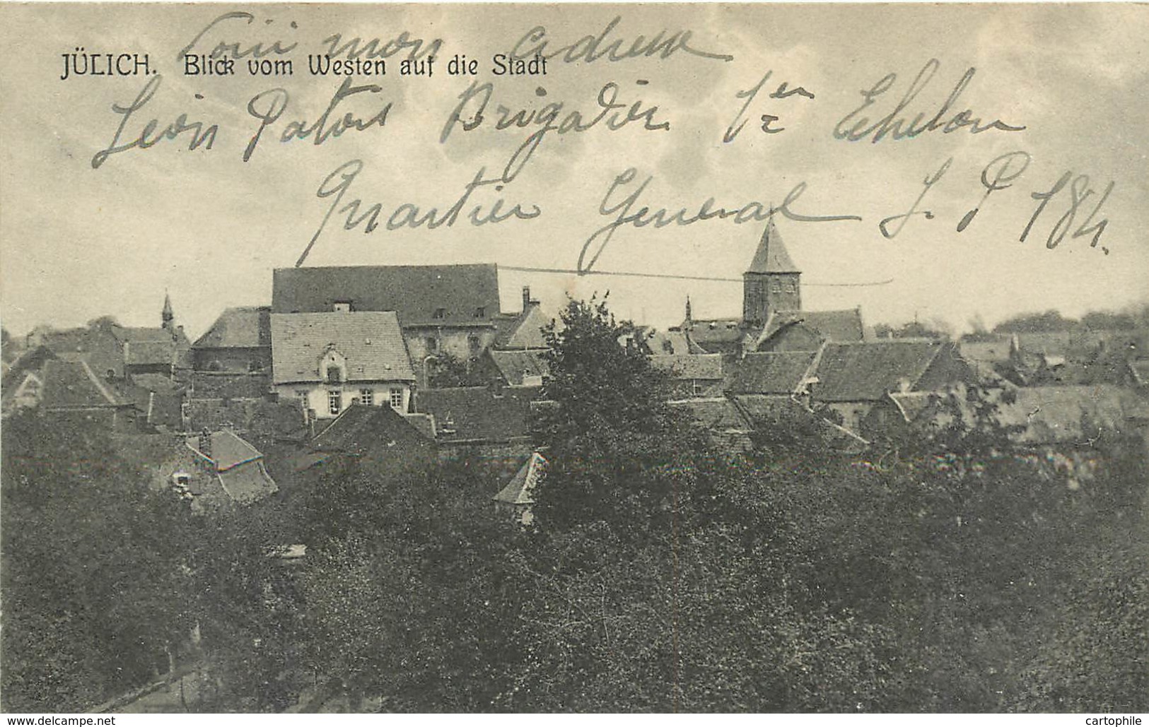 Allemagne - Jülich - Blick Von Westen Auf Die Stadt - Juelich