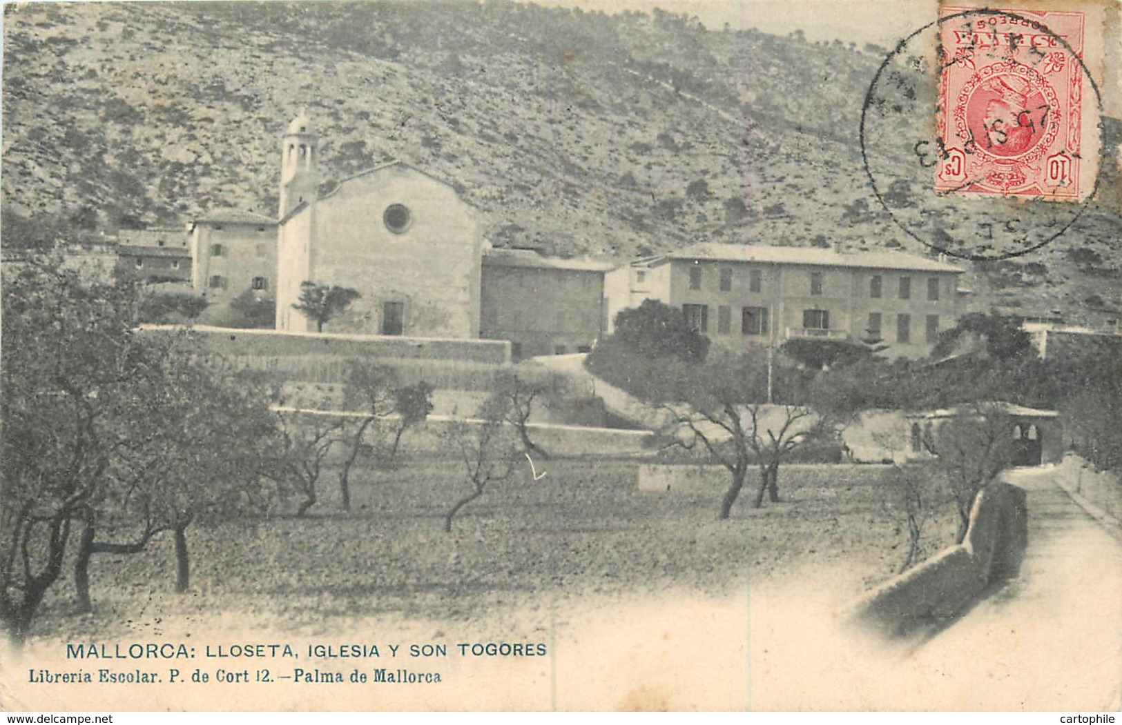 Espagne - MALLORCA - Lloseta - Iglesia Y Son Togores 1913 - Mallorca