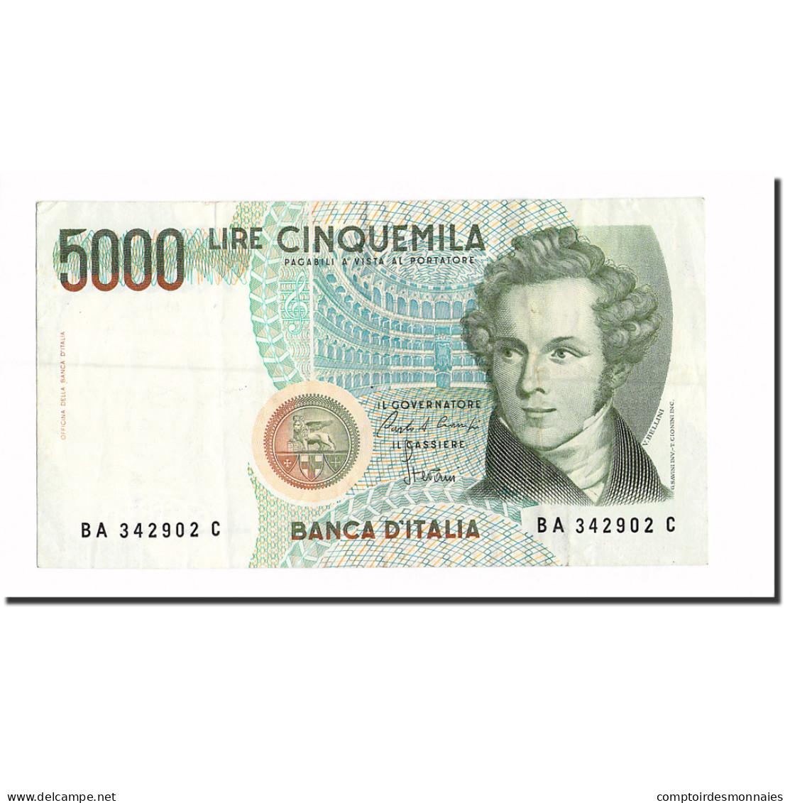 Billet, Italie, 5000 Lire, 1985, 1985-01-04, KM:111a, SUP - 5000 Lire