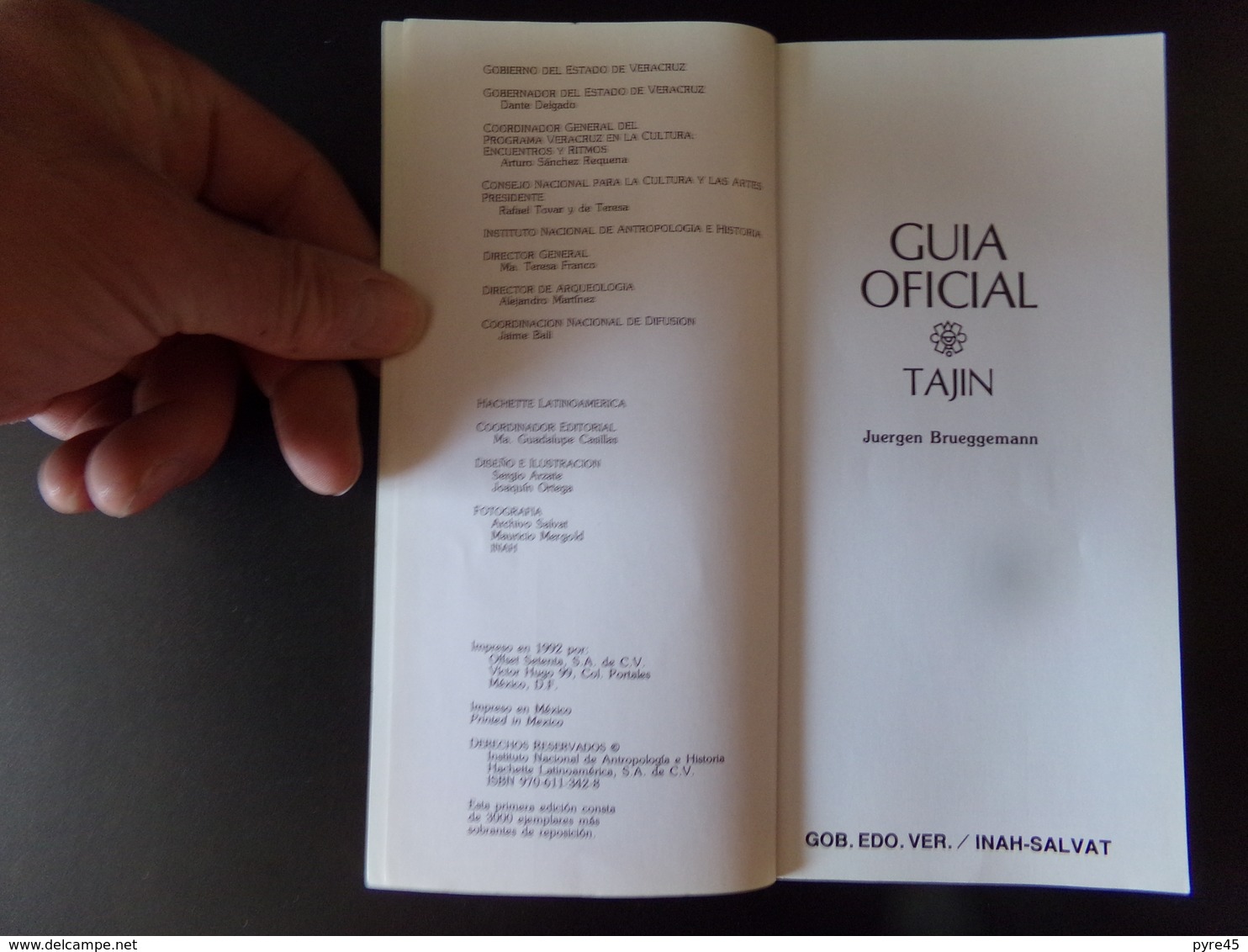 Guia Oficial Tajin , 1992, 96 Pages - Práctico