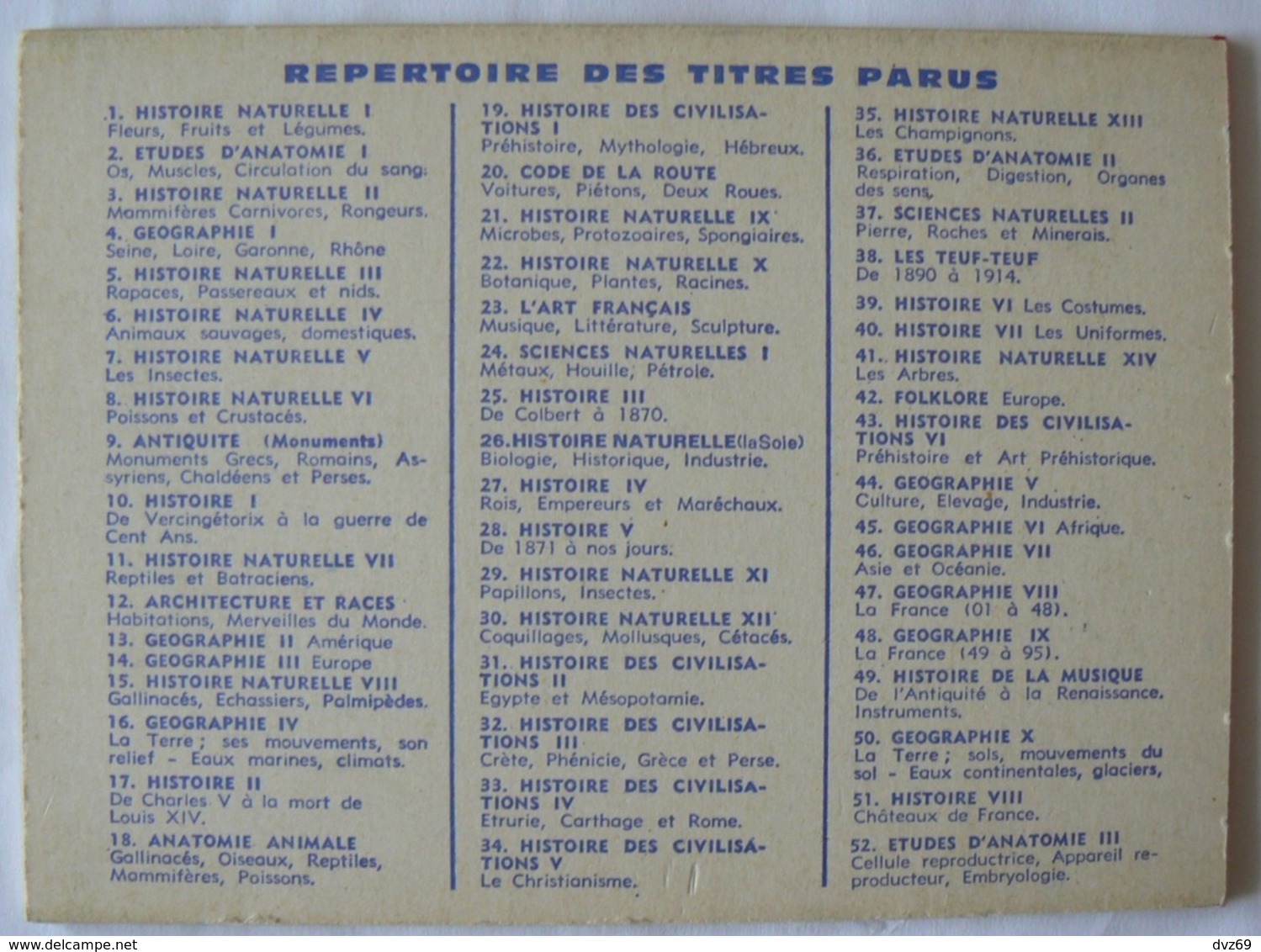 Livret éducatif Volumétrix : N° 36, Etudes D'Anatomie II, Parfait état. - Schede Didattiche