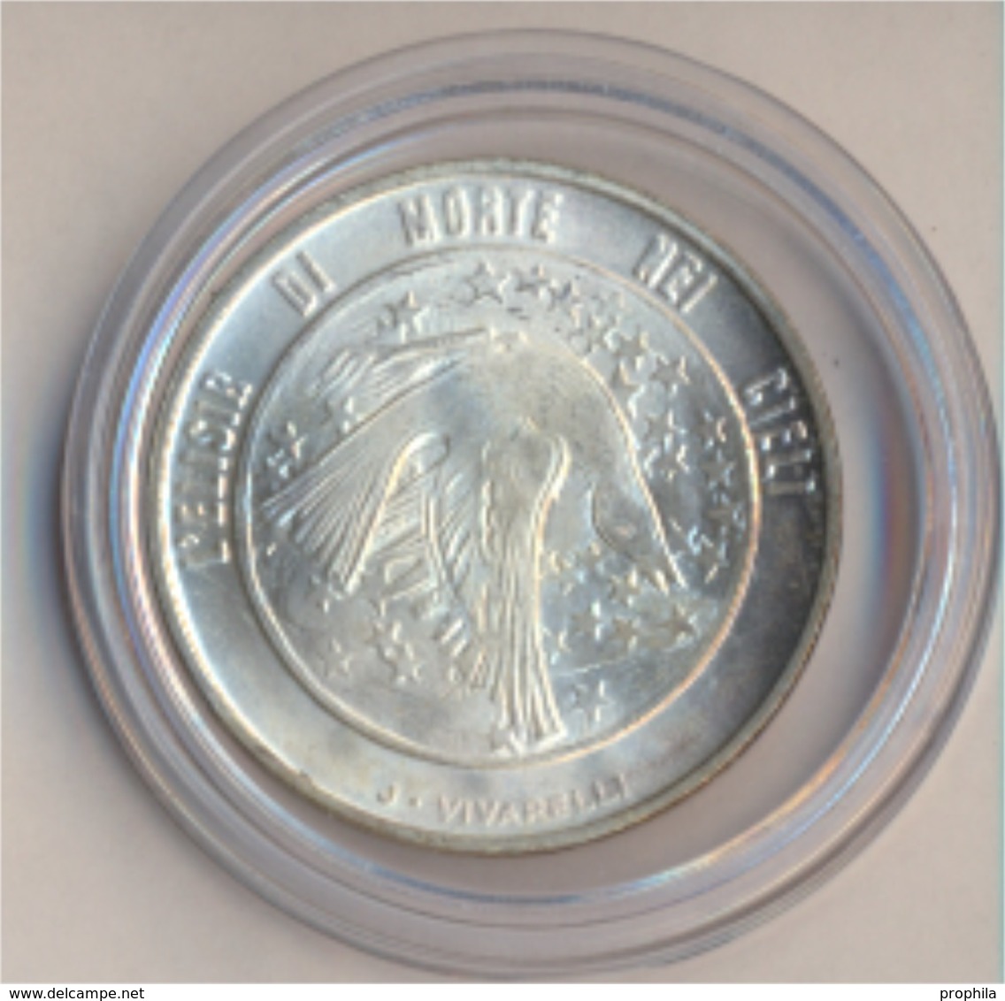 San Marino KM-Nr. : 71 1977 Stgl./unzirkuliert Silber 1977 500 Lire Vogel (9157931 - San Marino