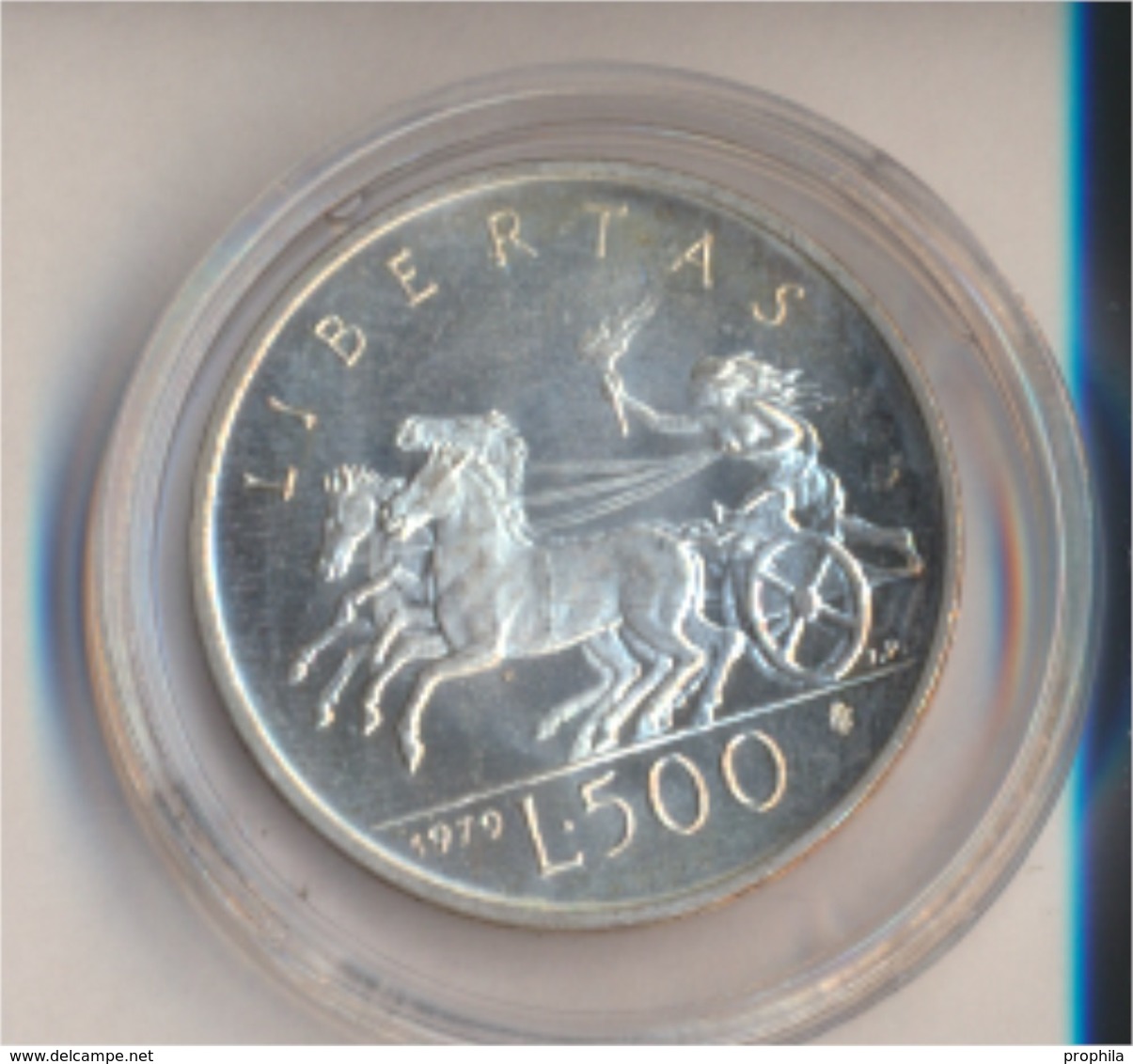 San Marino KM-Nr. : 97 1979 Stgl./unzirkuliert Silber 1979 500 Lire Marinus (9157933 - San Marino