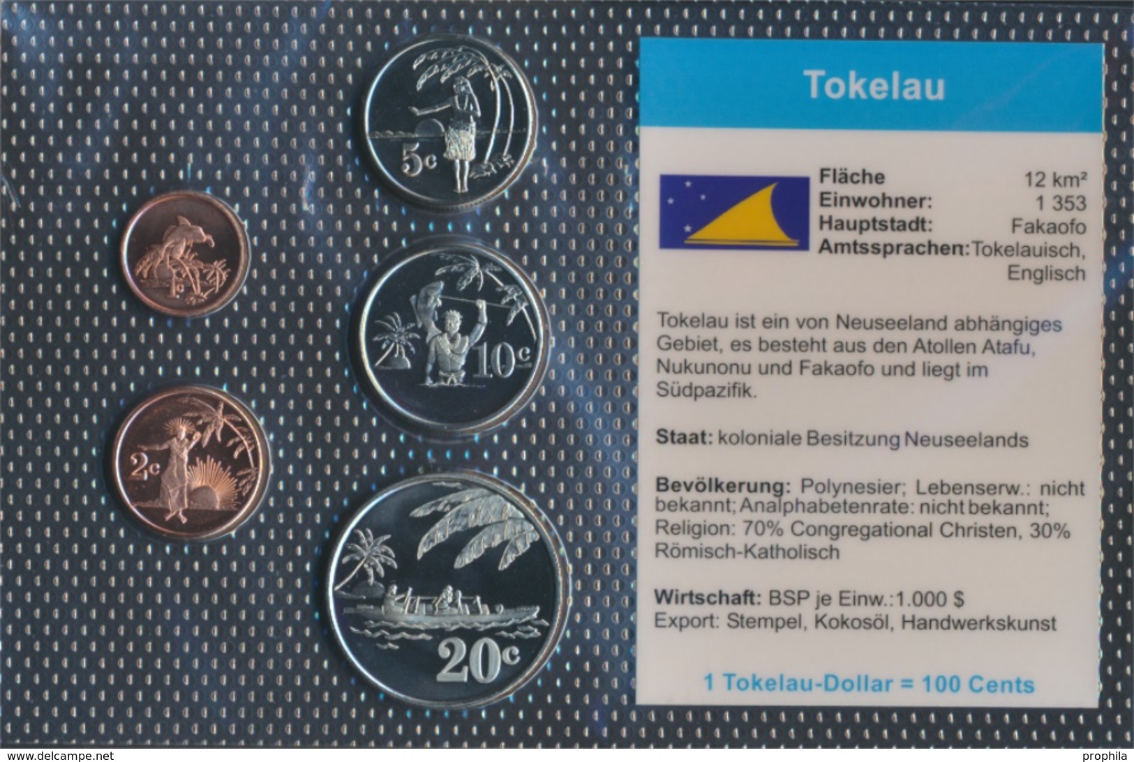 Tokelau 2012 Stgl./unzirkuliert Kursmünzen 2012 1 Cent Bis 20 Cent (9164939 - Zonder Classificatie