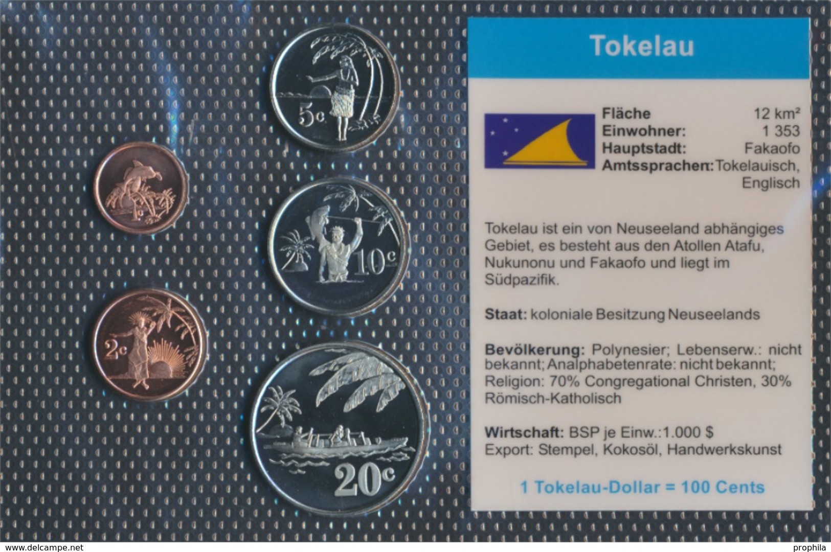 Tokelau 2012 Stgl./unzirkuliert Kursmünzen 2012 1 Cent Bis 20 Cent (9164941 - Zonder Classificatie