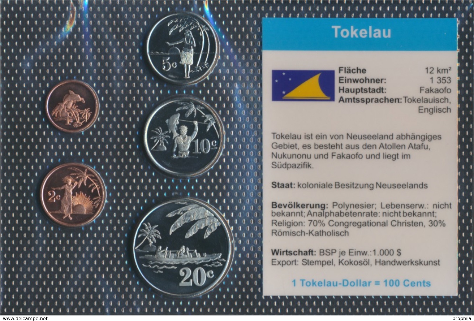 Tokelau 2012 Stgl./unzirkuliert Kursmünzen 2012 1 Cent Bis 20 Cent (9164943 - Zonder Classificatie