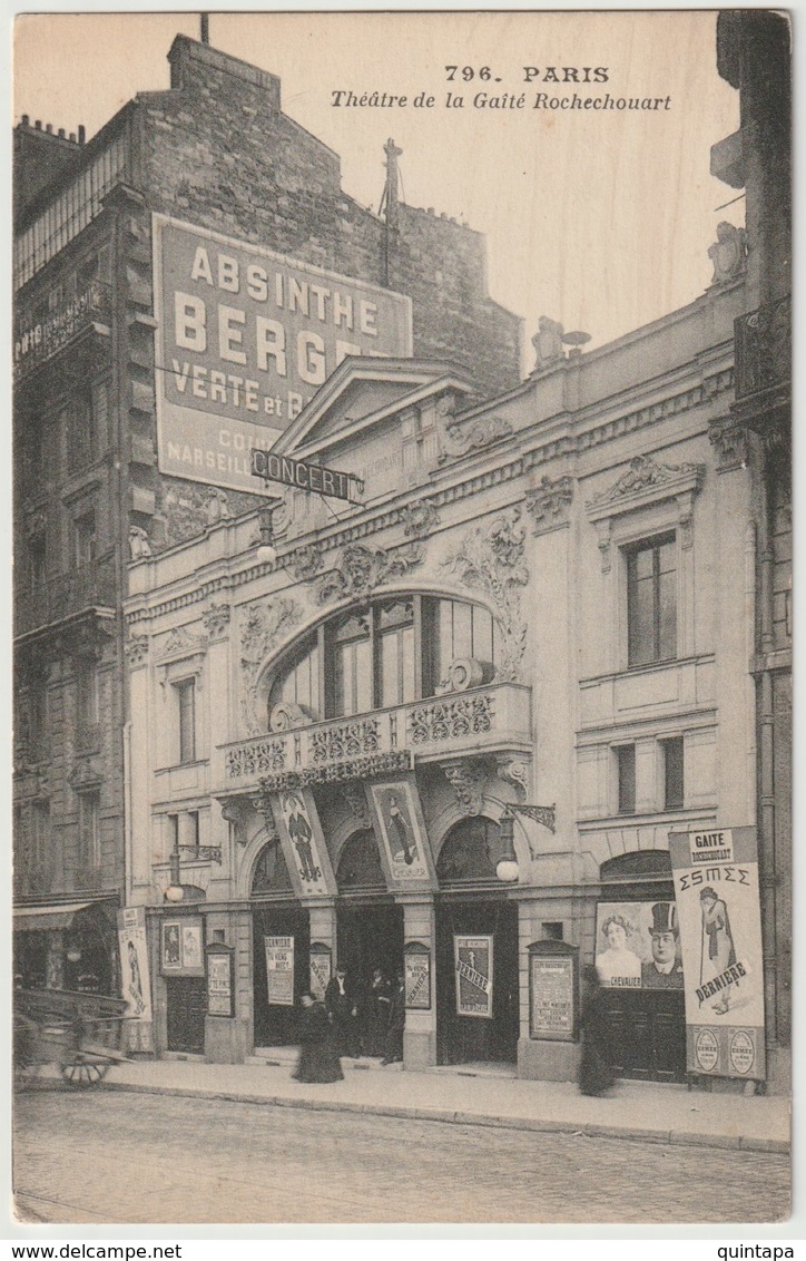 75 - PARIS - Théâtre De La Gaité Rochechouart - Otros Monumentos