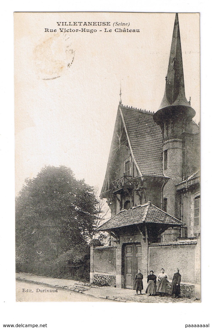 VILLETANEUSE  RUE VICTOR HUGO LE CHATEAU - Villetaneuse