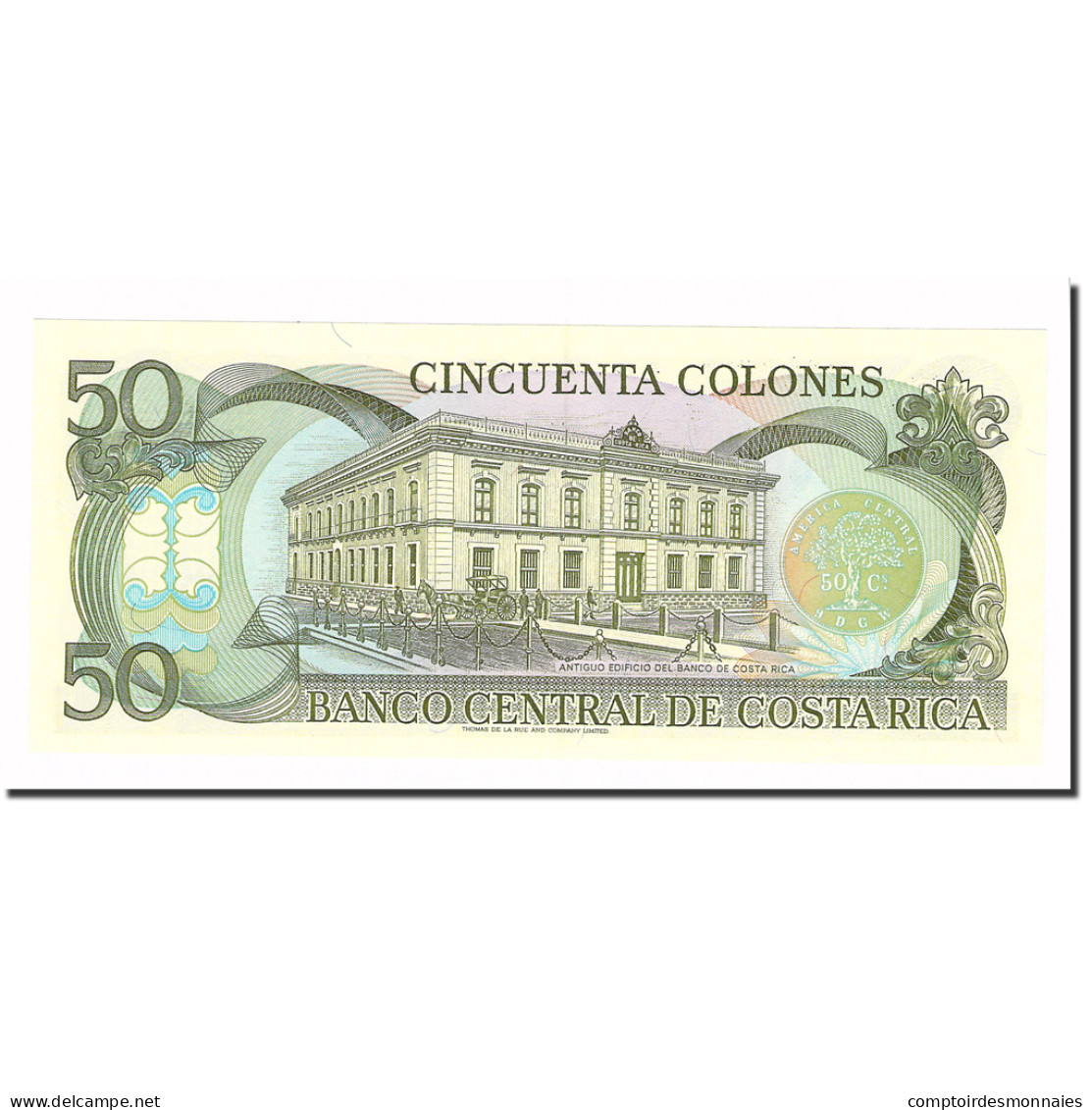 Billet, Costa Rica, 50 Colones, 1993, 1993-07-07, KM:257a, SPL - Costa Rica