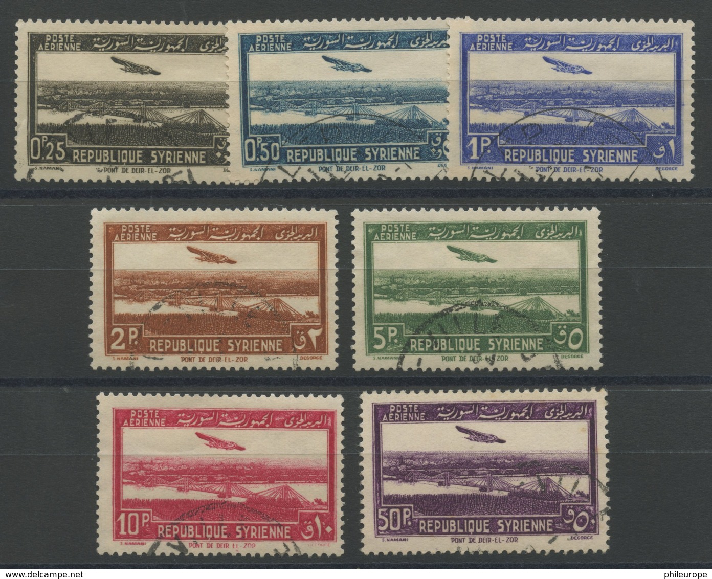 Syrie (1940) PA 87 A 93 (o) (C7 E1,50) - Airmail