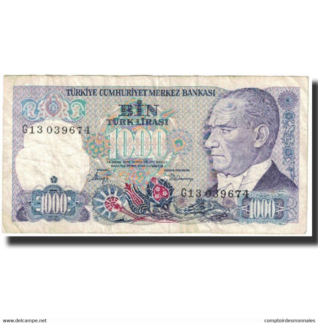 Billet, Turquie, 1000 Lira, 1970, 1970-01-14, KM:196, SUP - Turquie