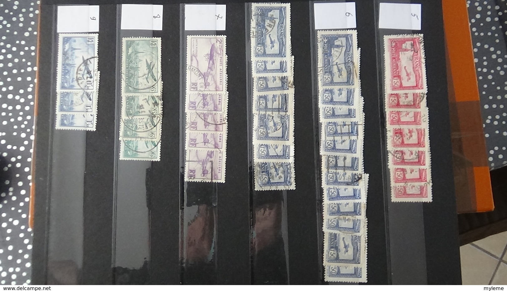 B422 Mini Stock De Timbres De France OblitérésPA Dont 1ère Plaquette **  (côte Seule 380 Euros) Très Sympa !!! - Collections (en Albums)