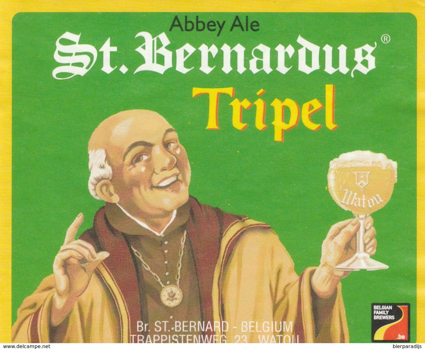 Etiket    St.  Bernardus - Bière