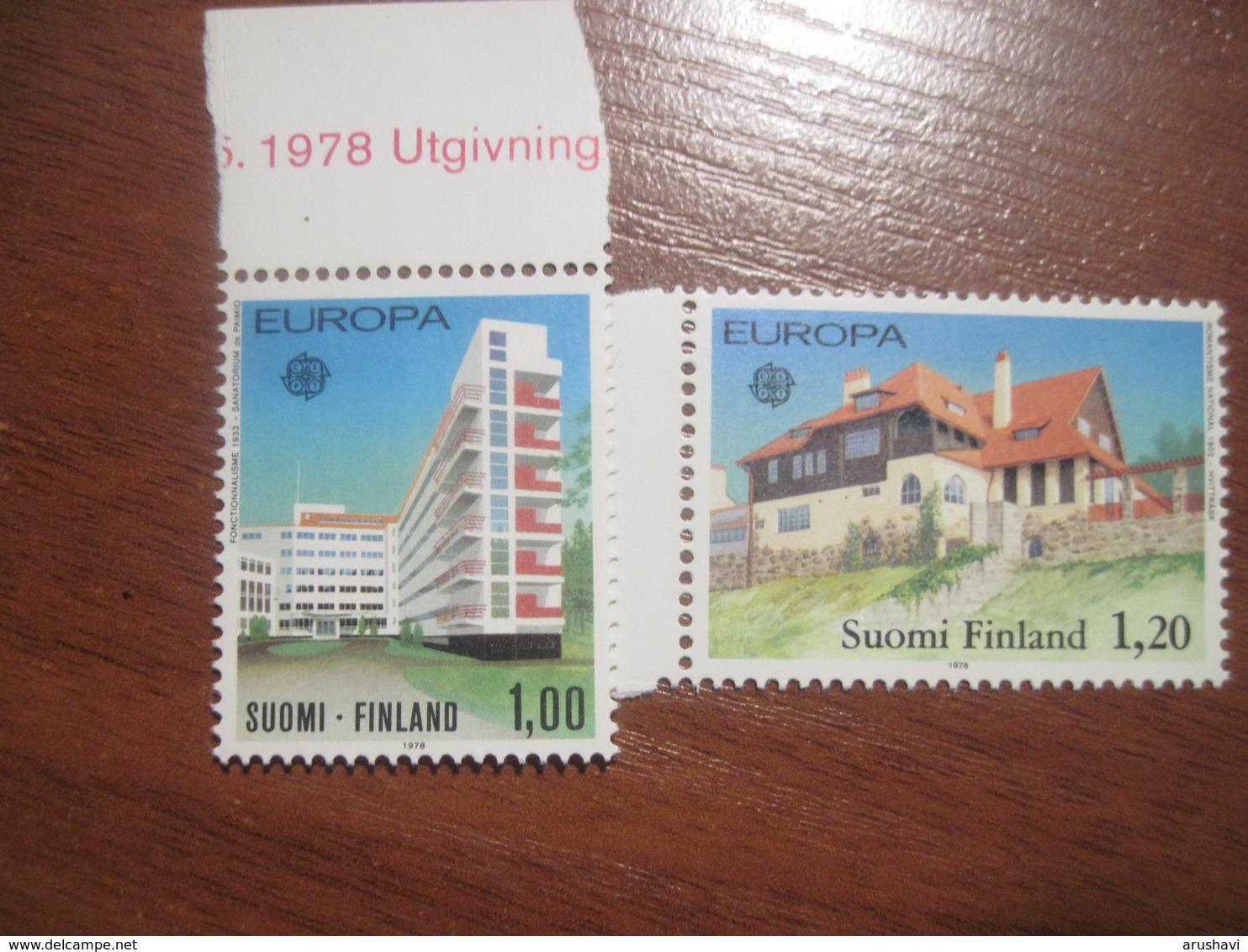 Finland 1978 EUROPA CEPT Architecture MNH - 1978