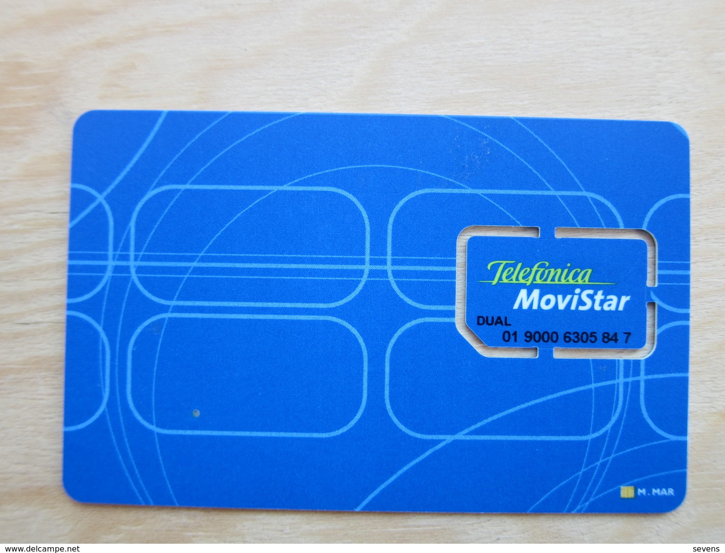Movistar GSM SIM Card,Dual, Fixed Chip - Telefonica