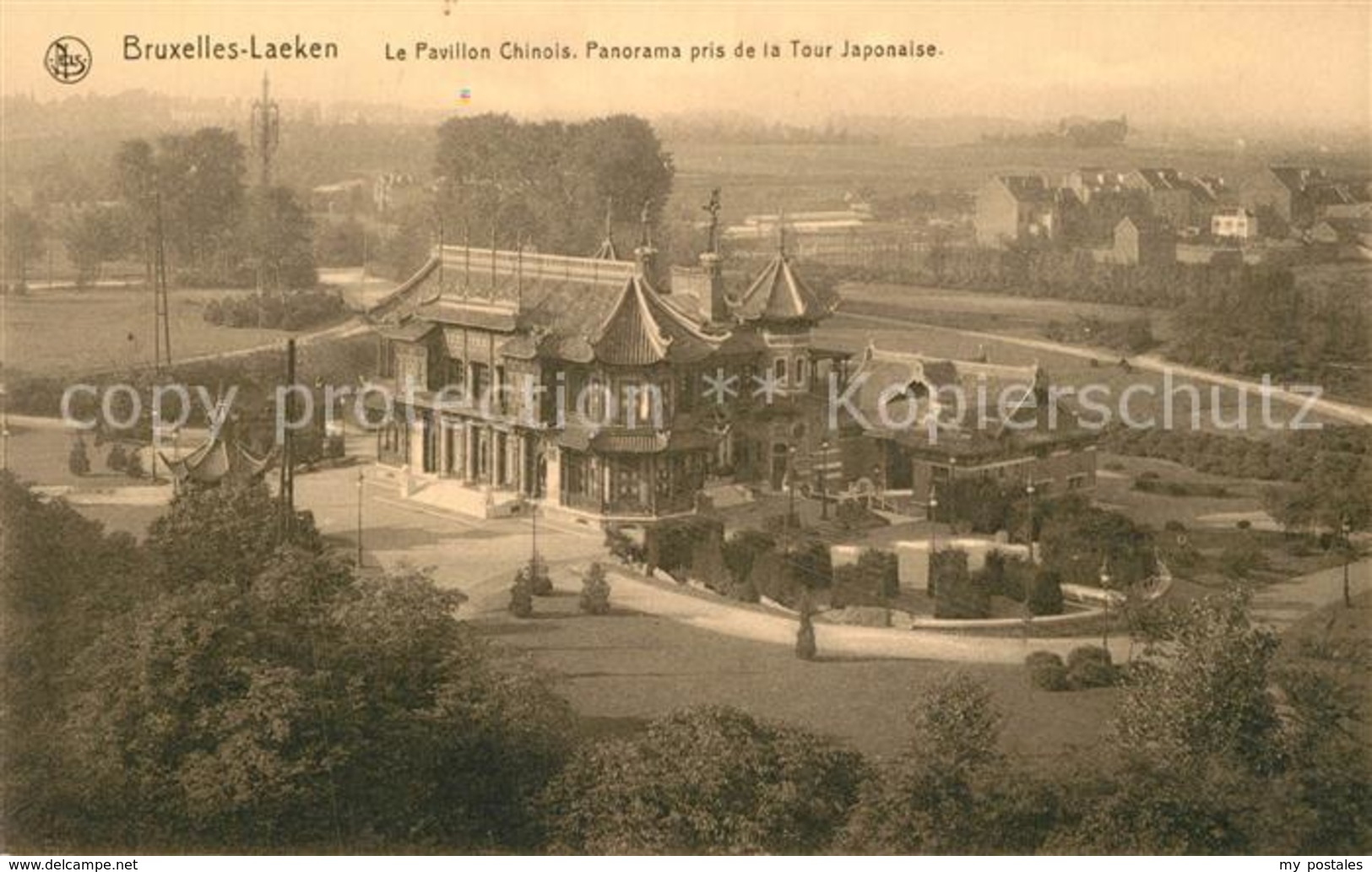 73336046 Laeken Pavillon Chinois Pris De La Tour Japonaise Laeken - Laeken