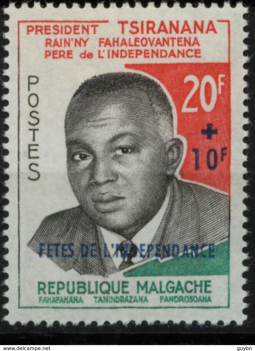 # Madagascar Malagasy .. YT 355 / 356  ** SC  PresidentTsiranana .. Cote 1.80 € - Madagascar (1960-...)