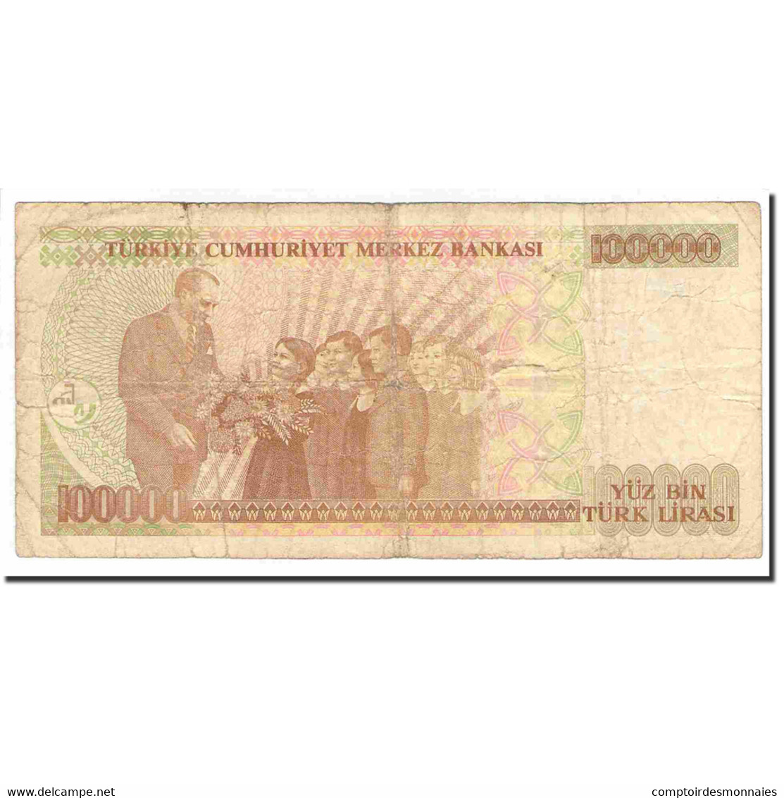 Billet, Turquie, 100,000 Lira, 1970, 1970-10-14, KM:206, TB+ - Turquie