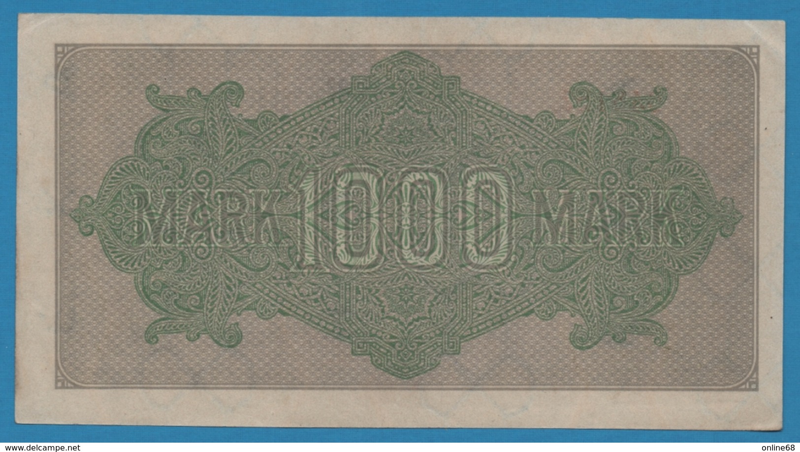 DEUTSCHES REICH 1000 Mark Code EK  	15.09.1922	# Lb 045152  P# 76f - 1000 Mark