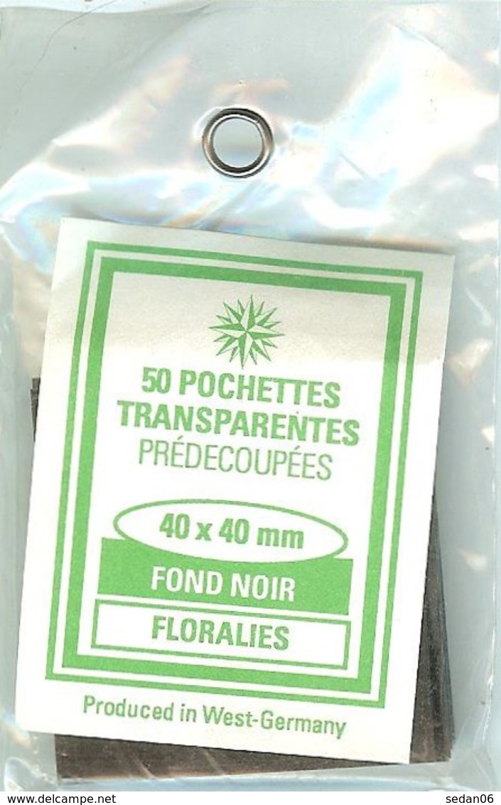 RDV - Pochettes 40x40 Fond Noir (simple Soudure) - Mounts