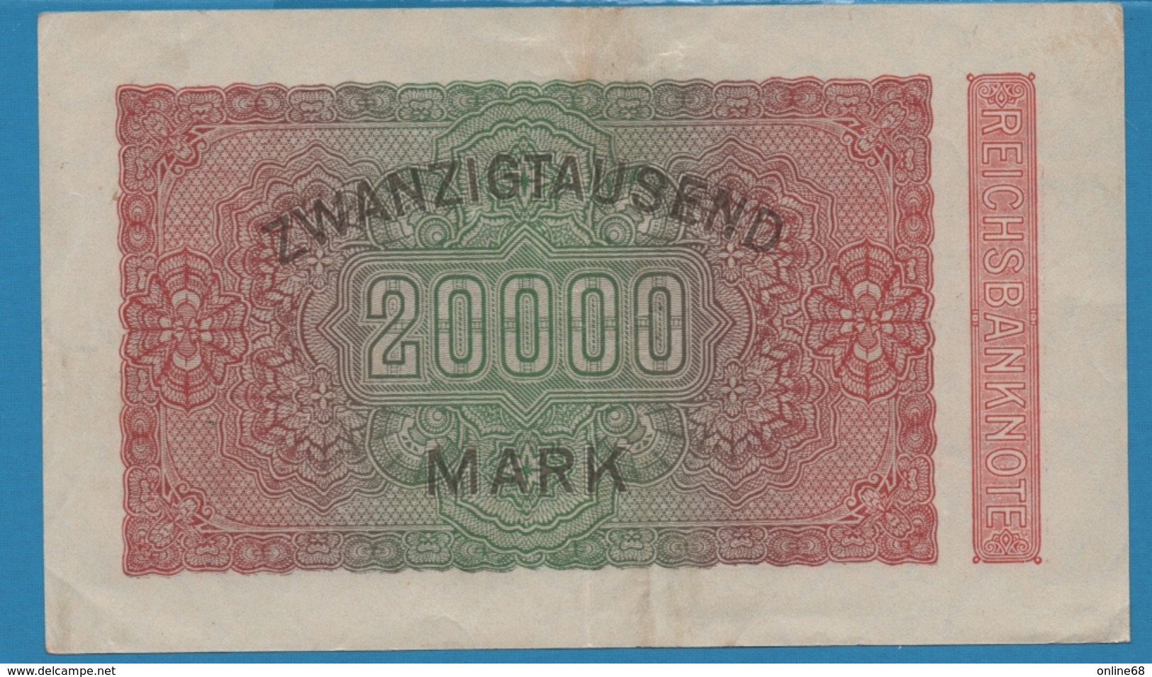 DEUTSCHES REICH 20000 Mark	20.02.1923	# F-BB 105572 P# 85c - 20.000 Mark