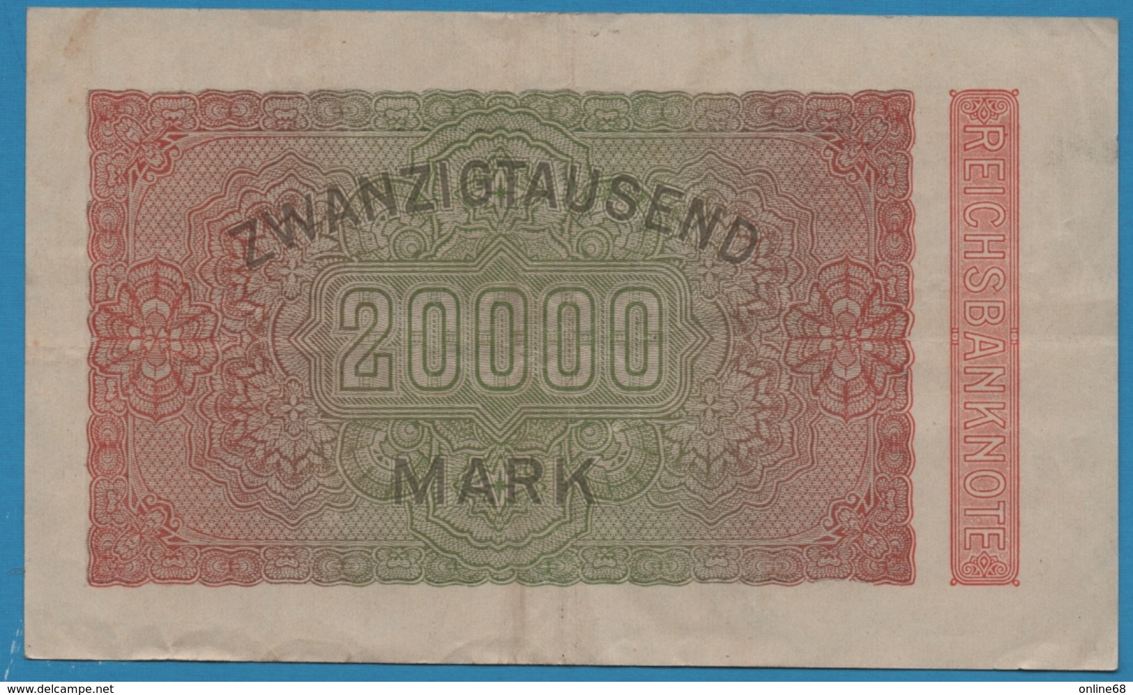 DEUTSCHES REICH 20000 Mark	20.02.1923	# A-PR 196648 P# 85j - 20.000 Mark