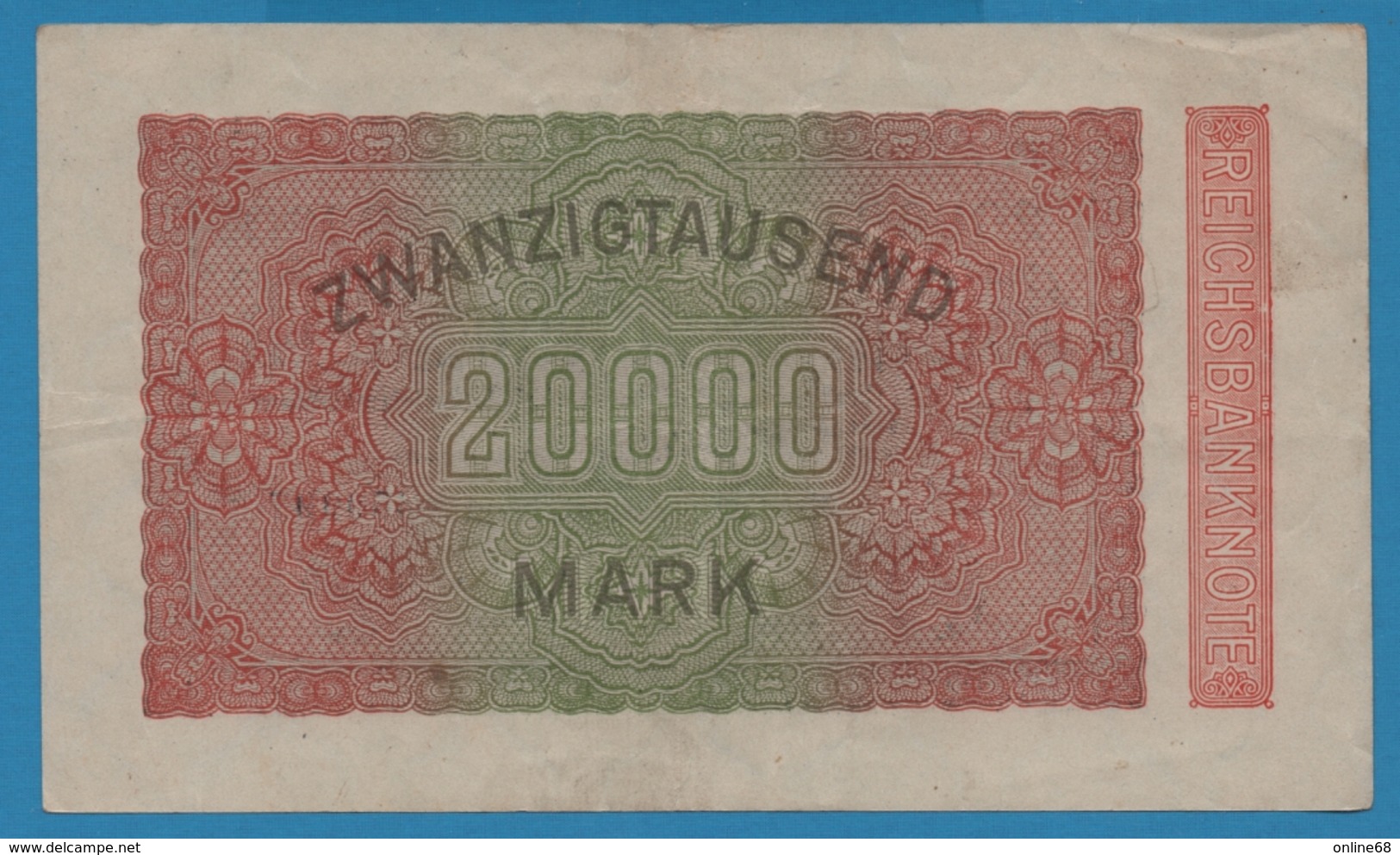 DEUTSCHES REICH 20000 Mark	20.02.1923	# S-PR 350998 P# 85j - 20.000 Mark