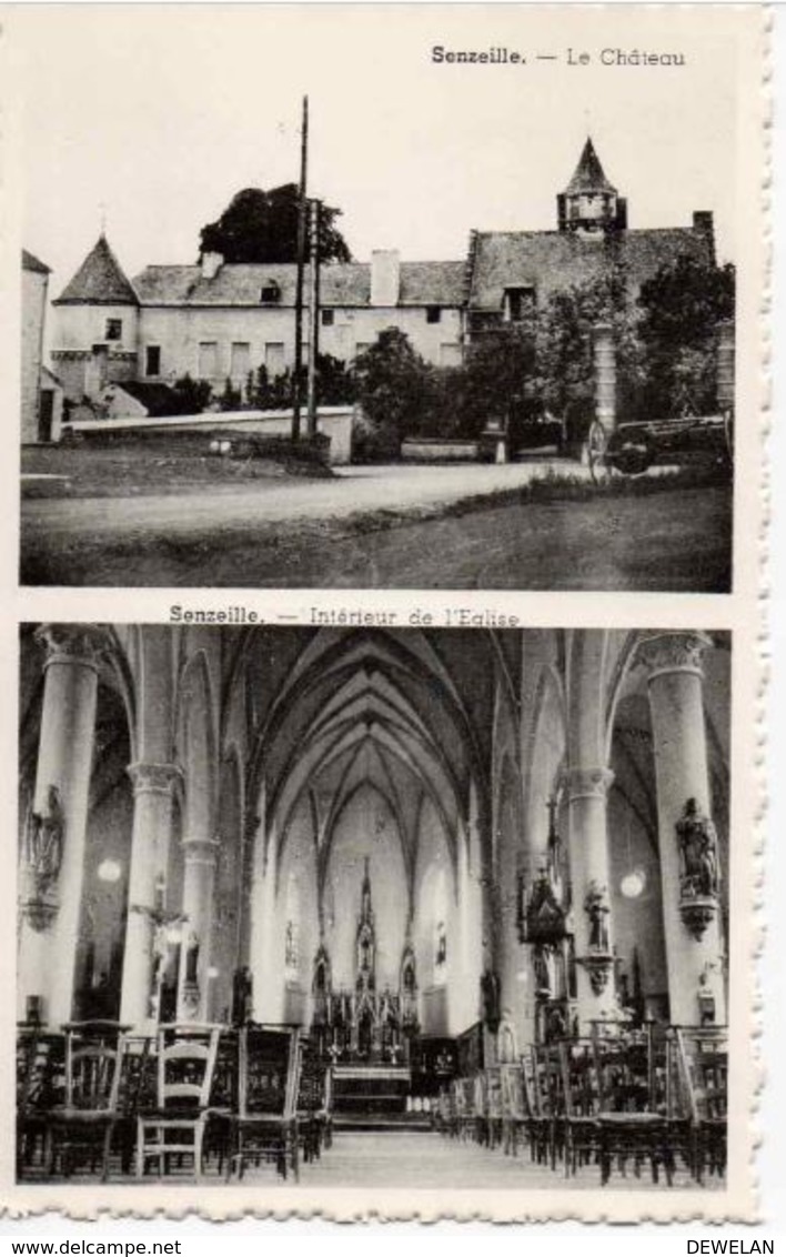 Senzeilles, Le Chateau Et L'intérieur De L'église - Cerfontaine