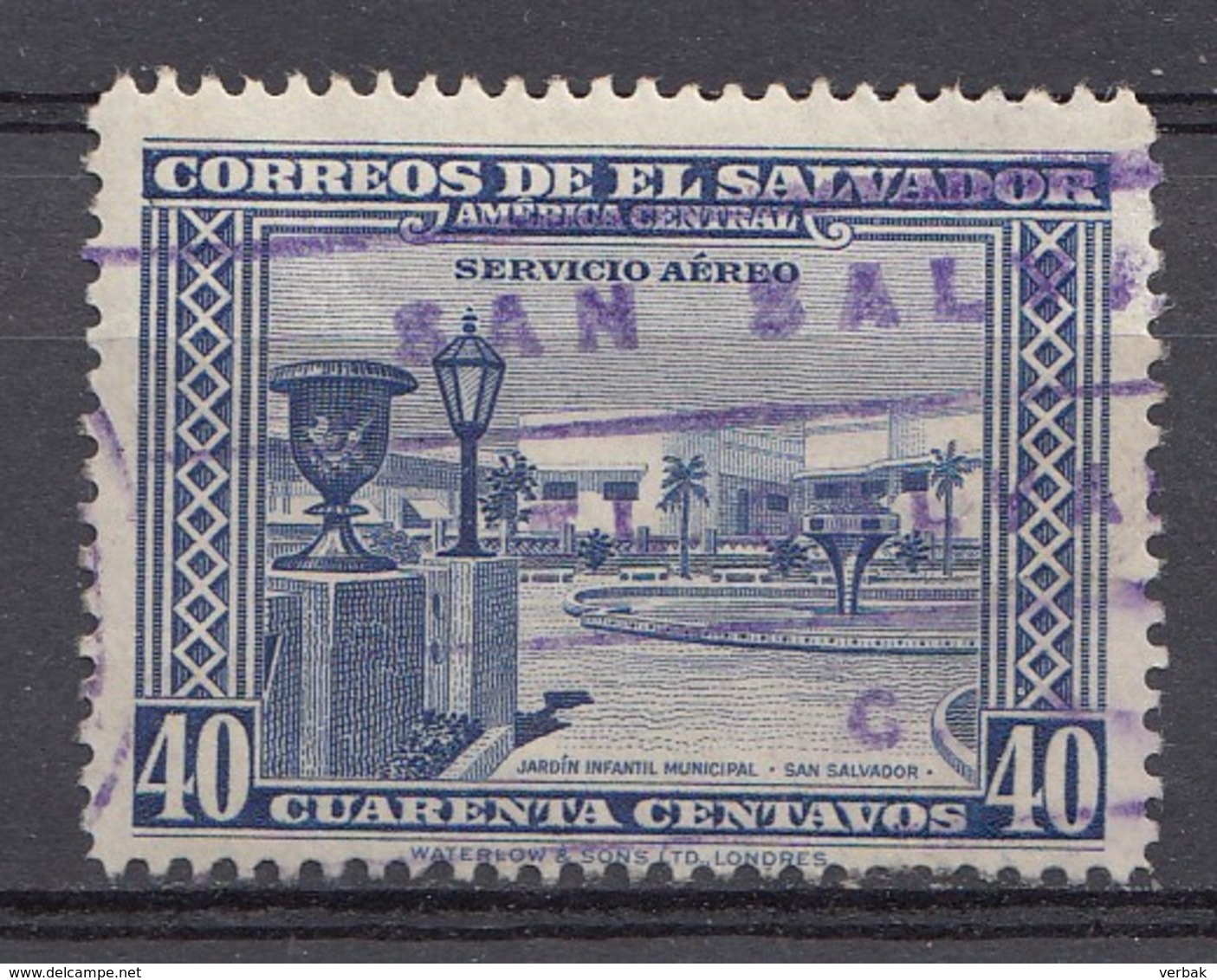 El Salvador 1944/46  Mi.nr: 606  Flugpost  Oblitérés - Used - Gebruikt - Salvador