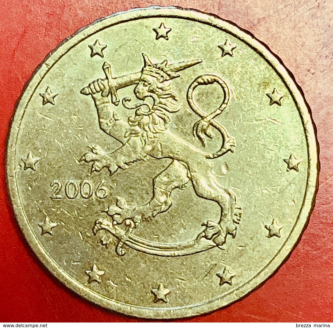 FINLANDIA - 2006 - Moneta - Leone Araldico - Euro - 0.50 - Finlandia