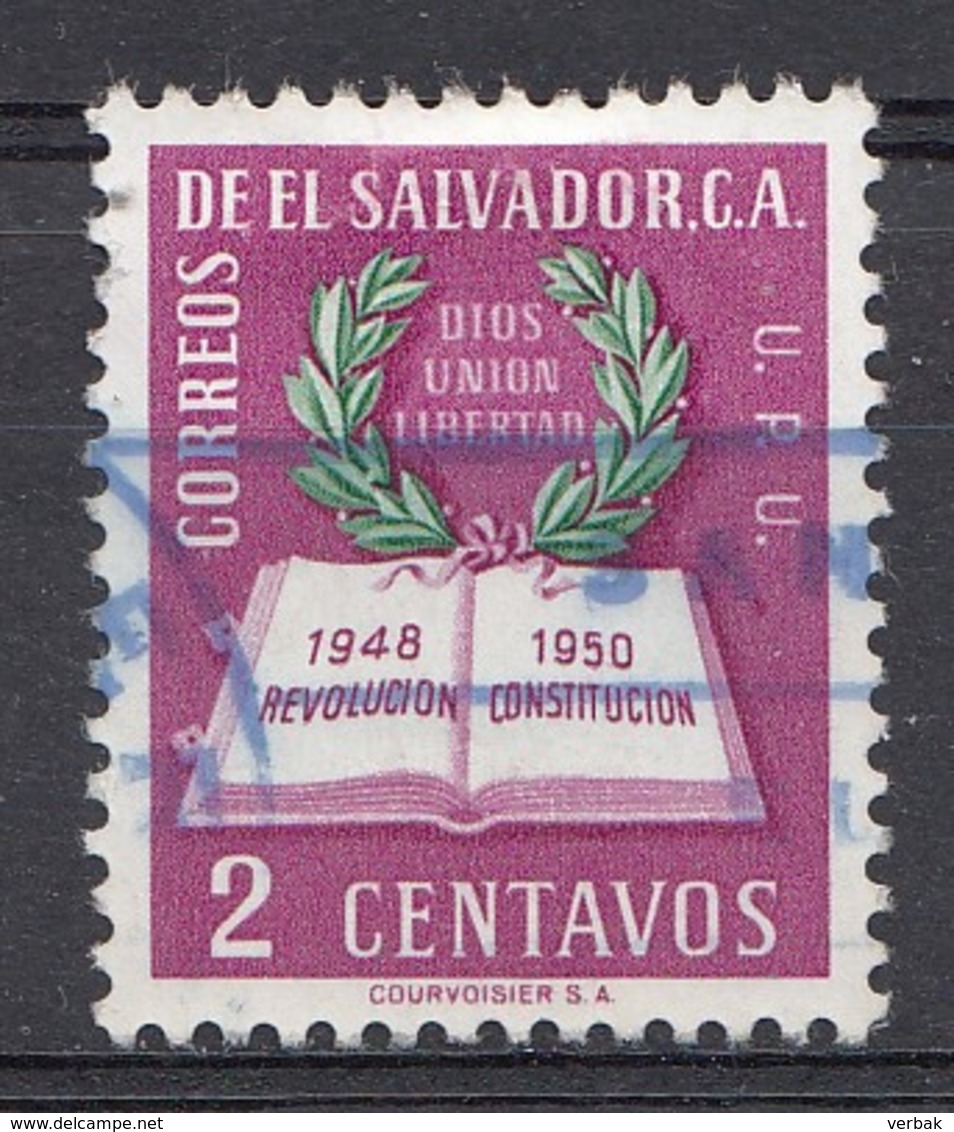 El Salvador 1952  Mi.nr: 671 Jahrestag Der Revolucion  Oblitérés - Used - Gebruikt - Salvador