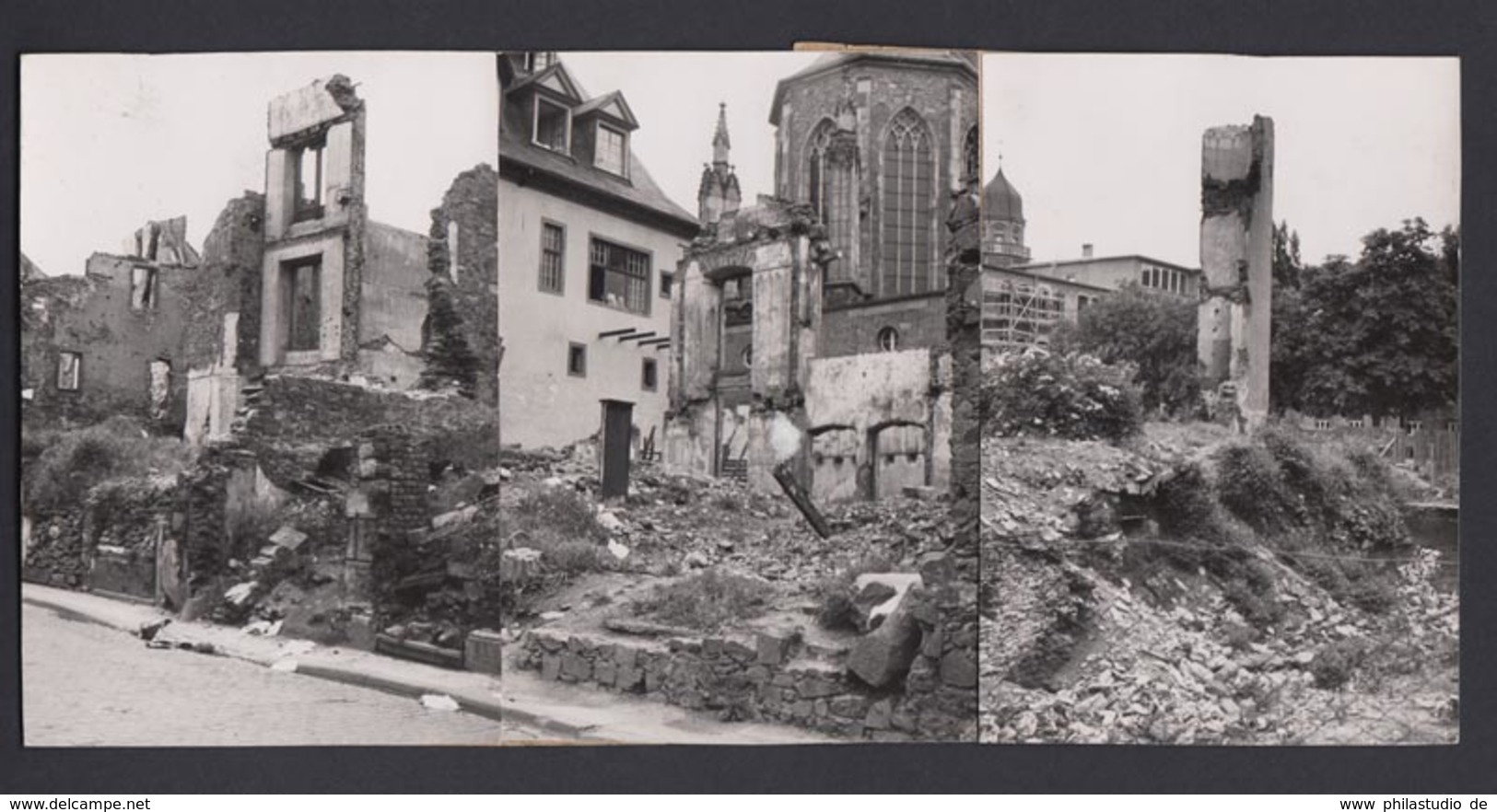 3 Ansichtskarten Koblenz Stadt Kriegsbeschädigte Gebäude - Non Classés