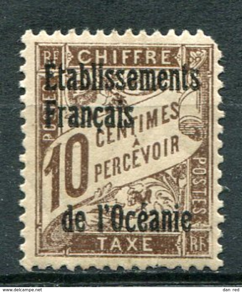 OCEANIE   N°  2 * (Y&T)  (Taxe)  (Neuf Charnière) - Postage Due