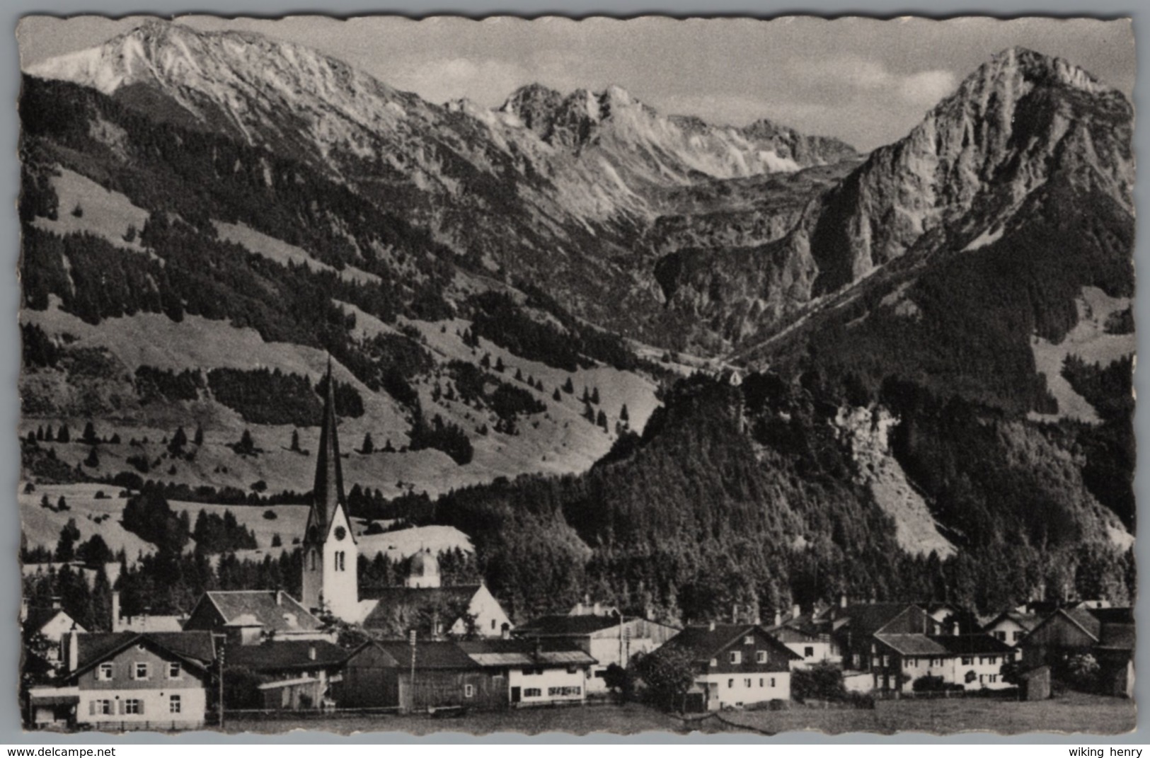 Fischen Im Allgäu - S/w Mit Entschenkopf Nebelhorn & Rubihorn 6 - Fischen