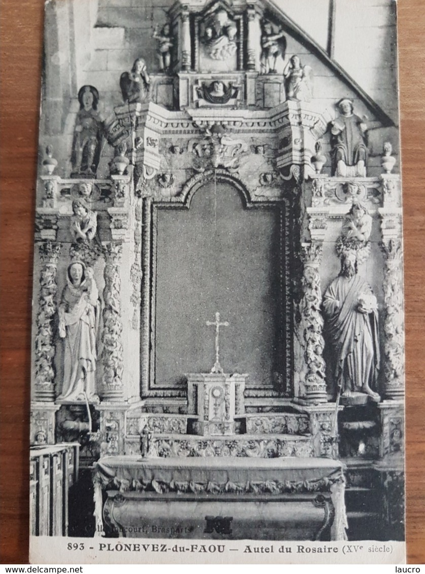 Plonevez Du Faou.autel Du Rosaire.édition Joncour 893 - Plonevez-du-Faou