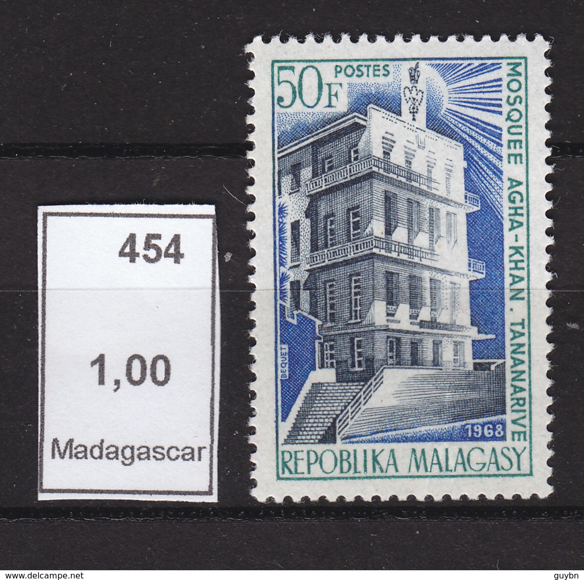 # Madagascar Malagasy .. YT  454  ** SC  Mosquee, Religion - Madagascar (1960-...)