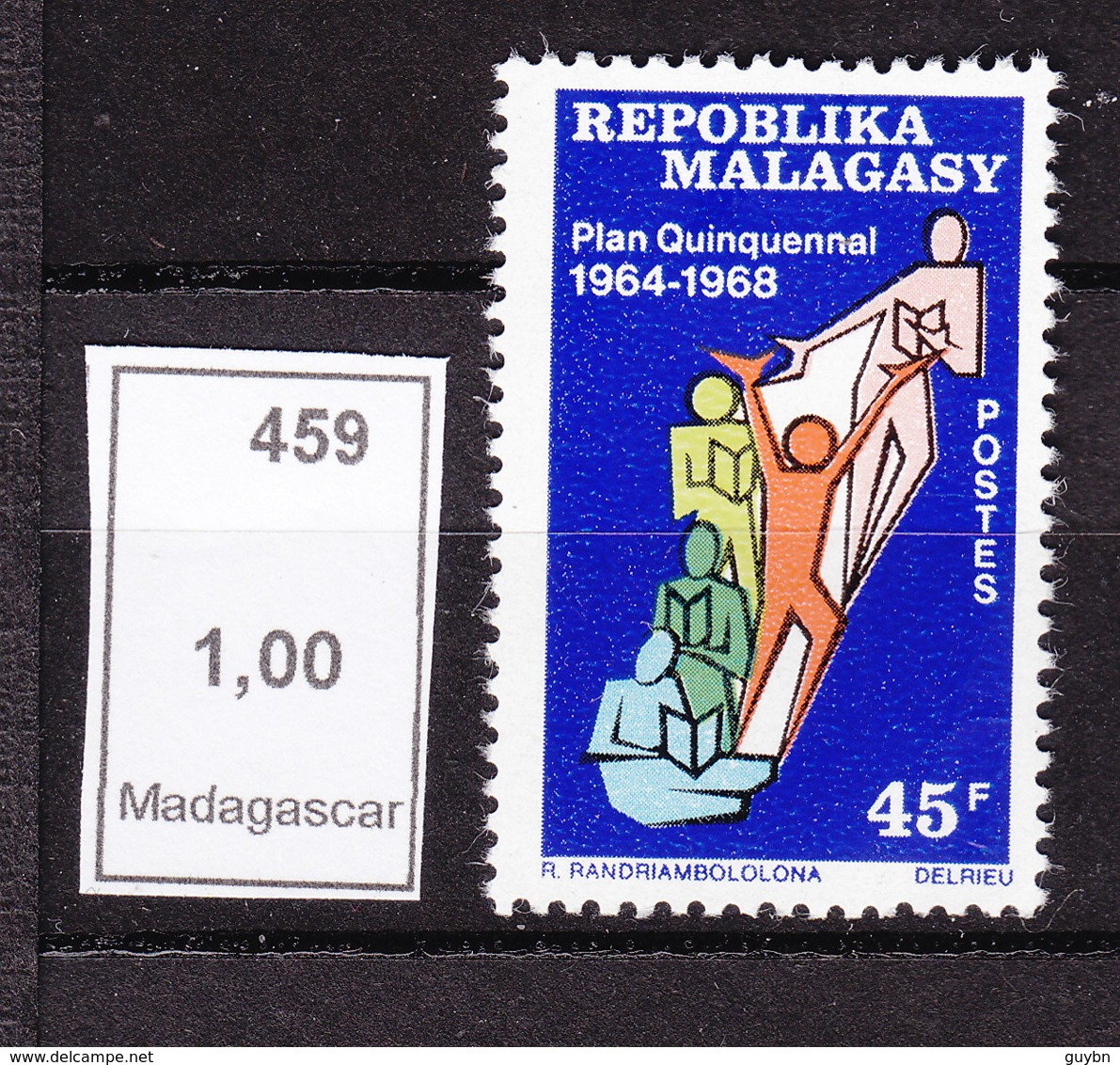 # Madagascar Malagasy .. YT  459  ** SC  Plan Quinquenal, Budget - Madagascar (1960-...)