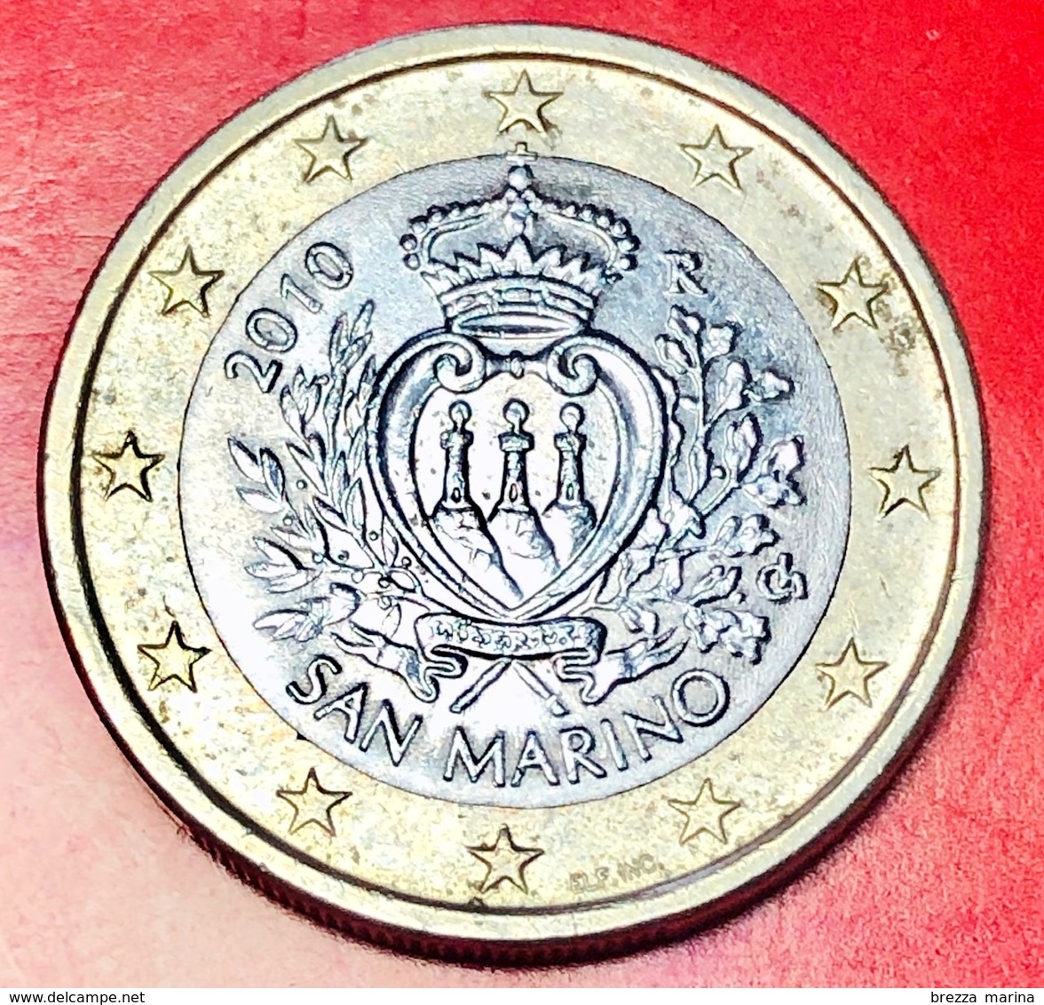 SAN MARINO - 2010 - Moneta - Stemma Ufficiale Della Repubblica - Euro - 1.00 - San Marino