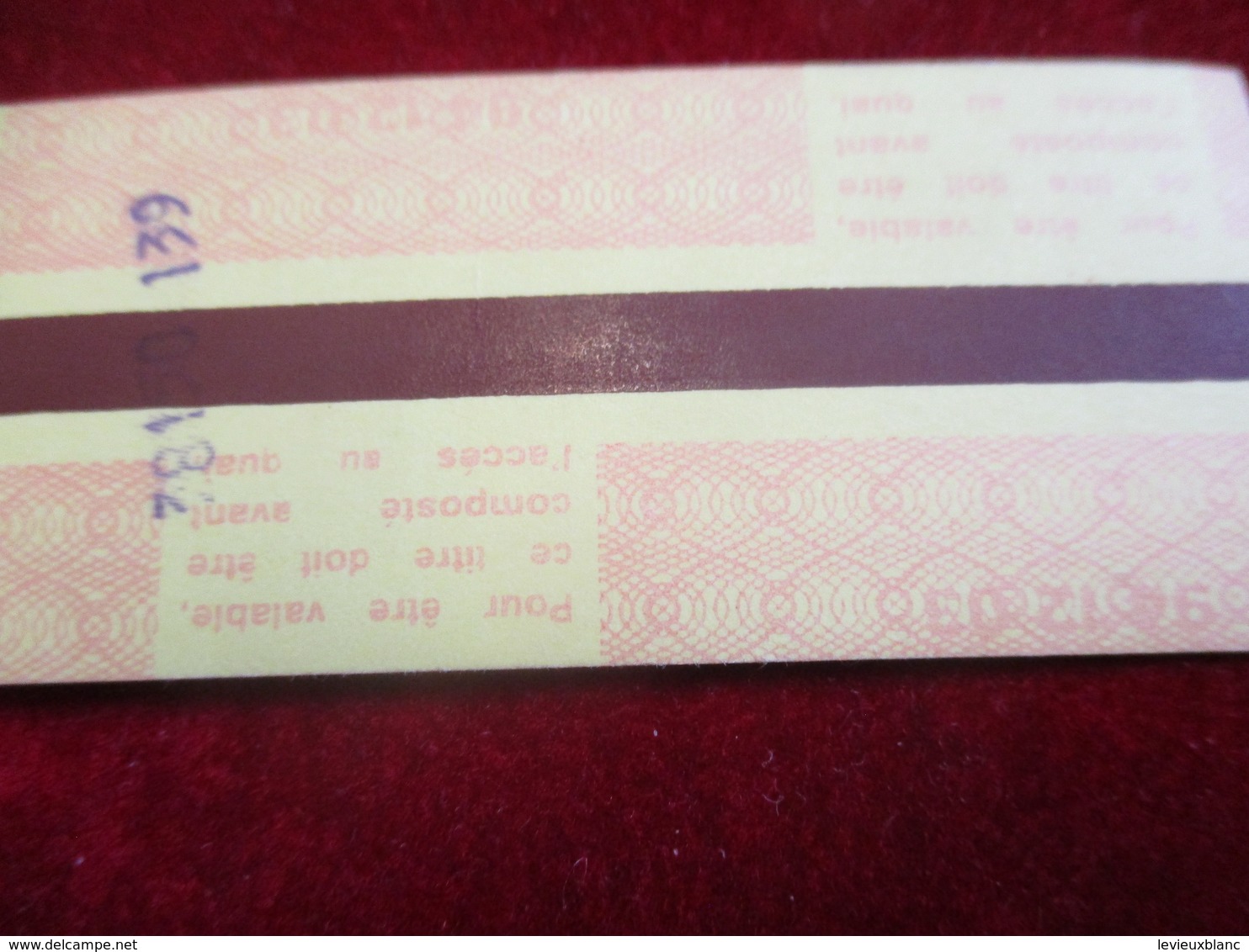 3 Tickets Anciens / Metropolitain/ 2émeClasse  / Gare Du NORD/Paris ST LAZARE/MANTES /vers 1990  TCK4 - Europa