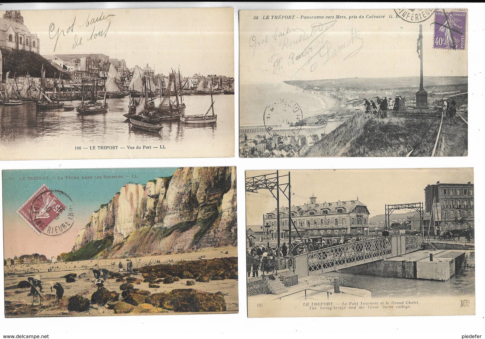 76 - Lot De 20 Cartes Postales Différentes De La Ville LE TREPORT ( Seine-Maritime ) - Toutes Scannées - Le Treport