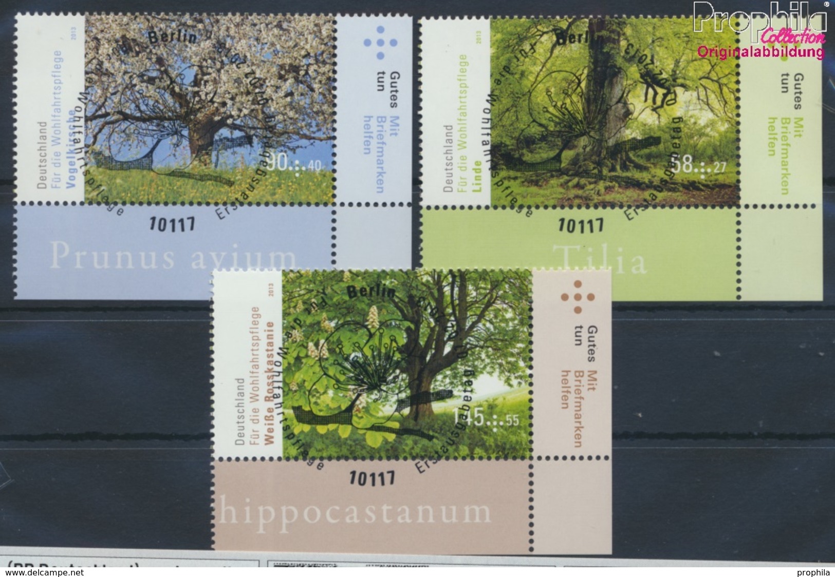 BRD Mi.-Nr.: 2980-2982 (kompl.Ausg.) Gestempelt 2013 Wohlfahrt: Blühende Bäume (9370003 - Gebraucht