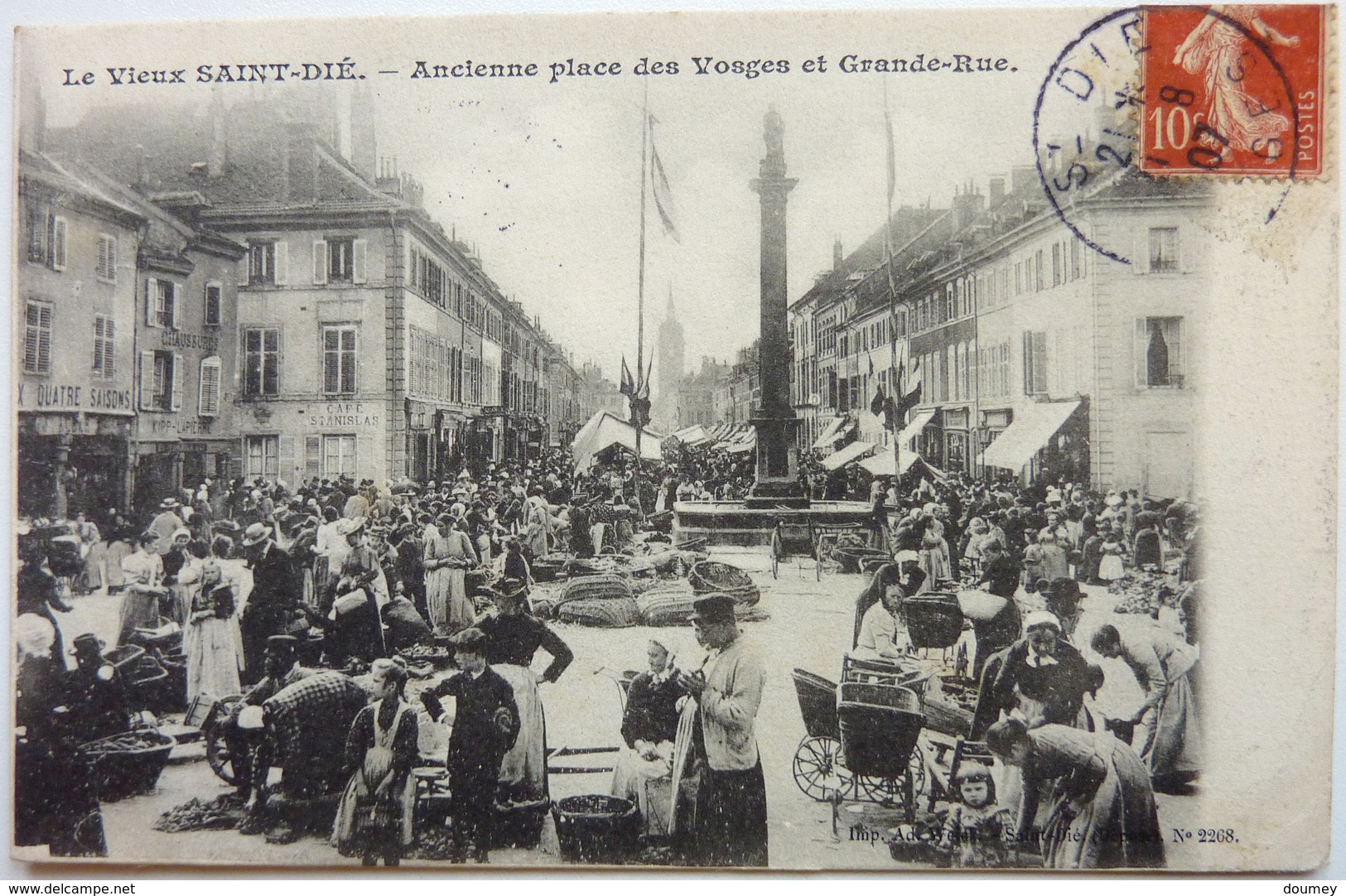 ANCIENNE PLACE DES VOSGES ET GRANDE-RUE - SAINT DIÉ - Saint Die