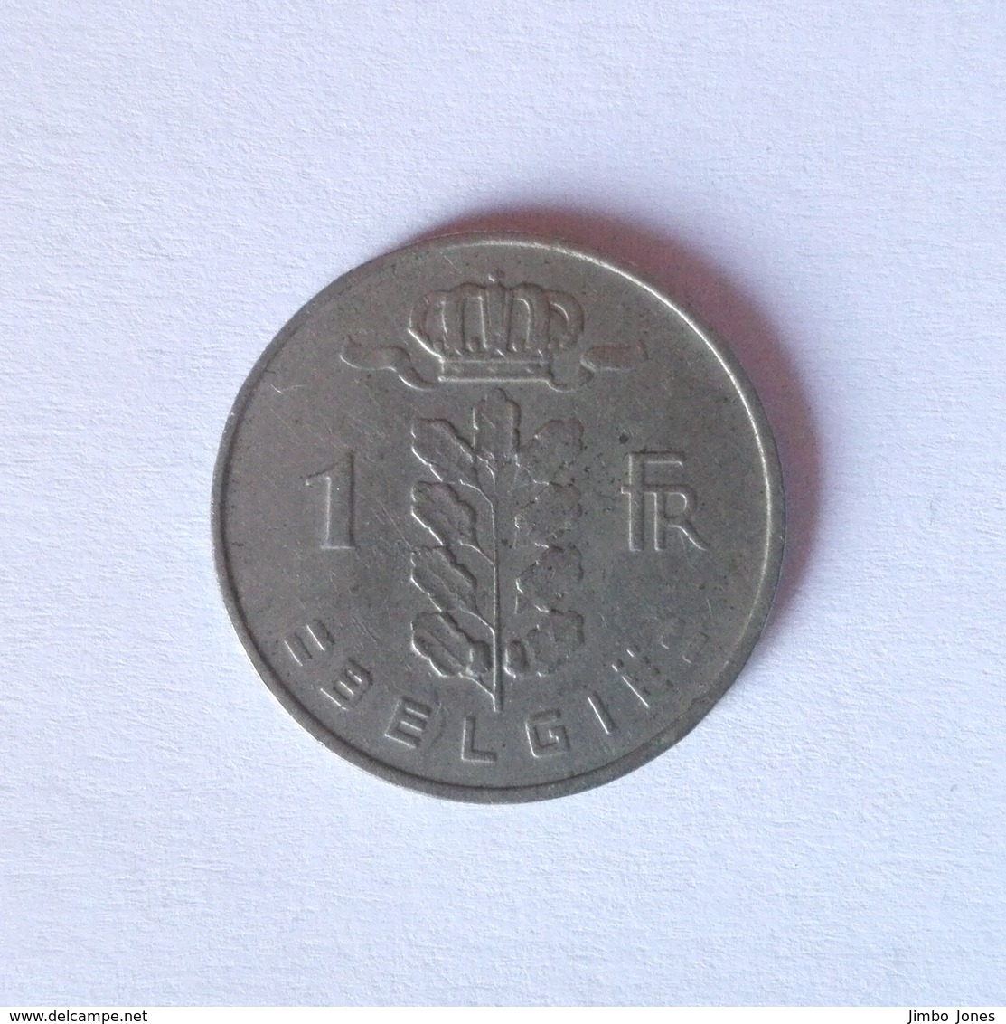 1 Franc Münze Aus Belgien Von 1960 (sehr Schön) NED - 1 Franc