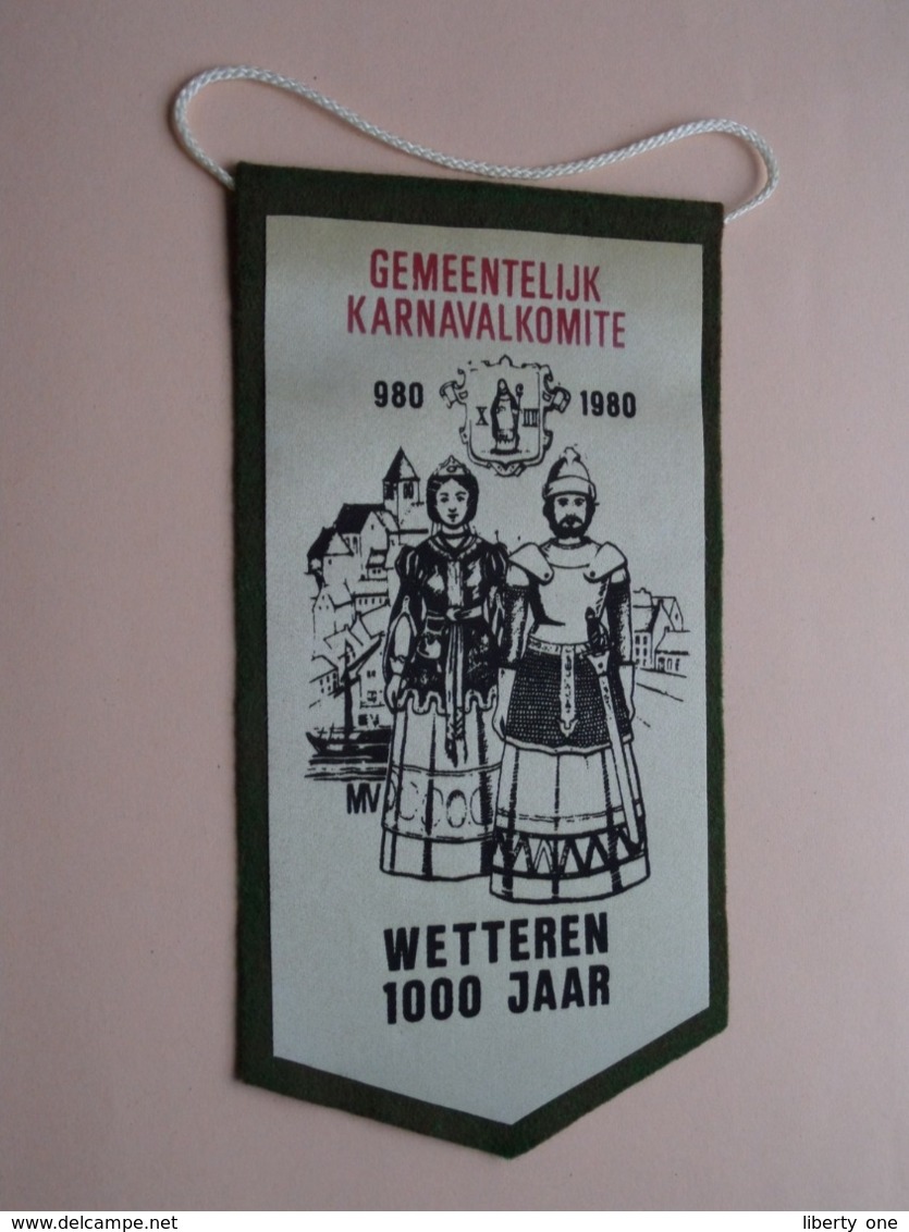 Gemeentelijk KARNAVALKOMITE 980 - 1980 >>> WETTEREN 1000 Jaar ( +/- 21,5 X 11 Cm./ Zie Foto ) ! - Autres & Non Classés