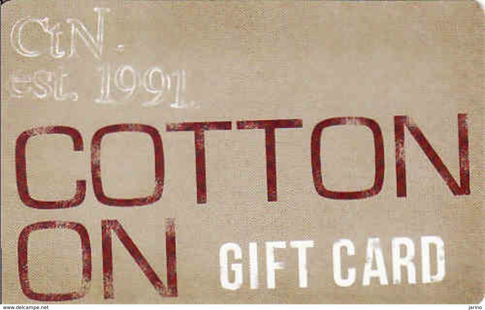 South Africa  Gift Card Cotton On - Cartes Cadeaux