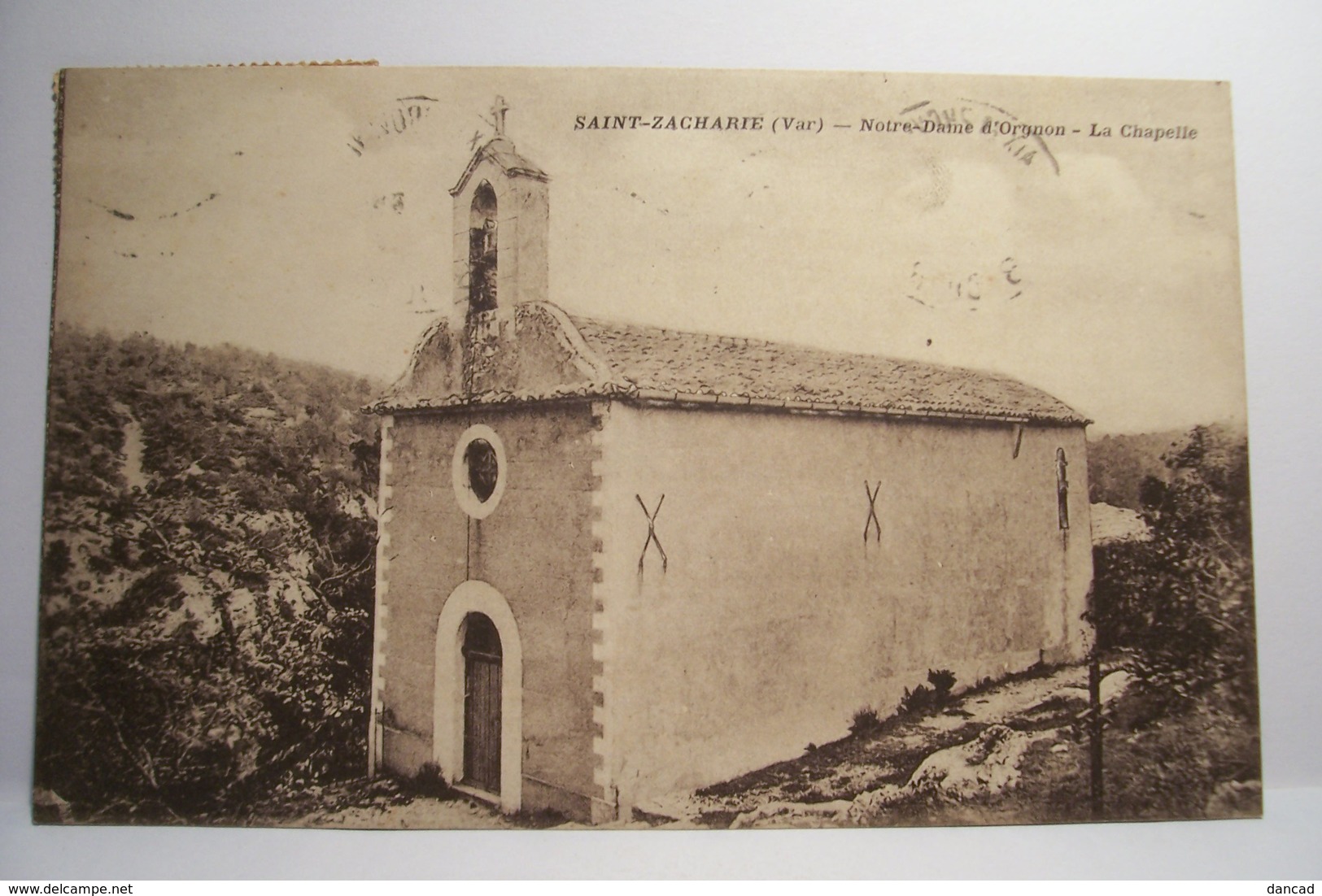 SAINT-ZACHARIE   -Notre-Dame  D'Orgnon  - La Chapelle -  - Carte N°3  - ( édition  Silvestre ) - Saint-Zacharie