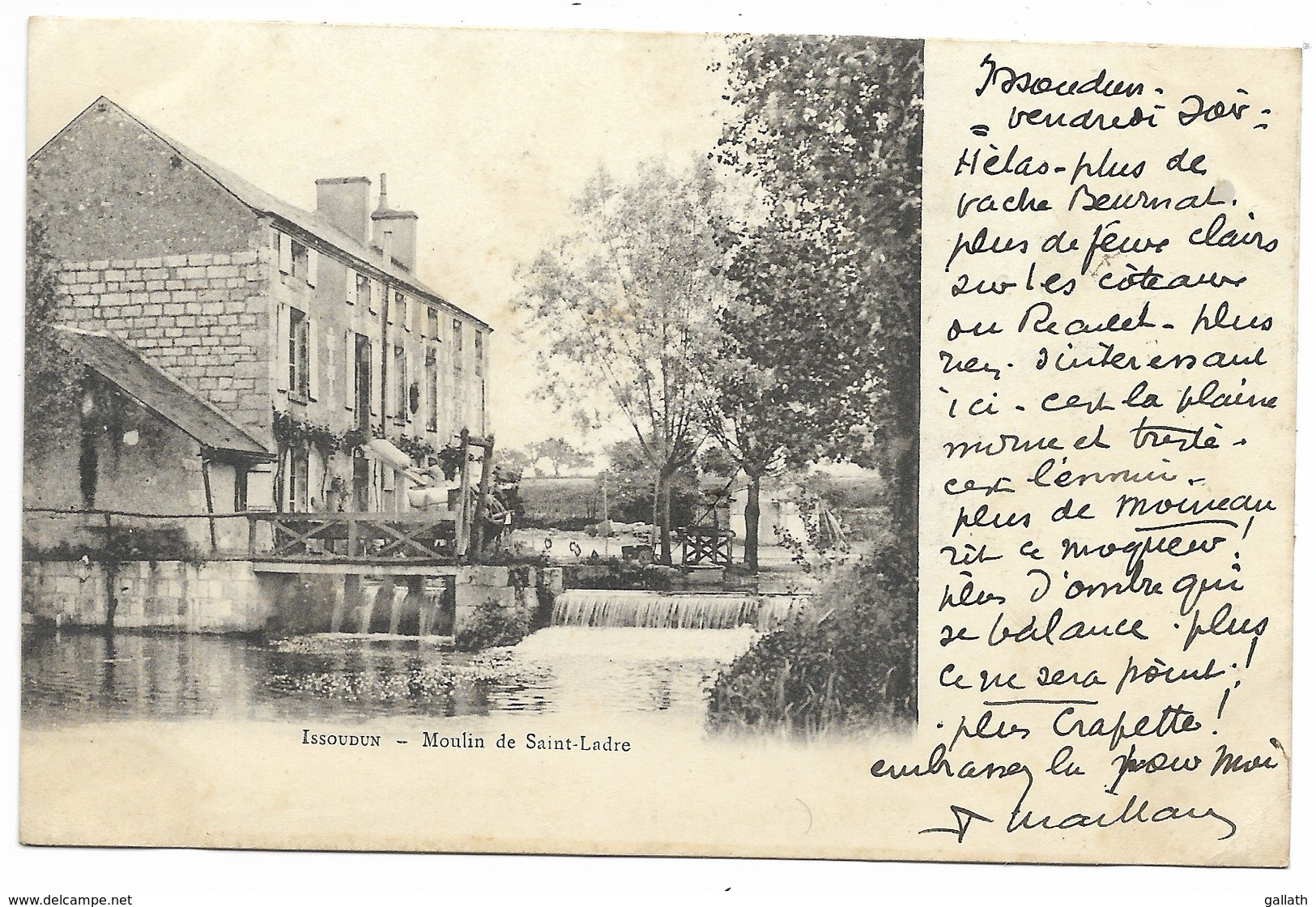 36-ISSOUDUN-Moulin De Saint-Ladre...1903 - Issoudun