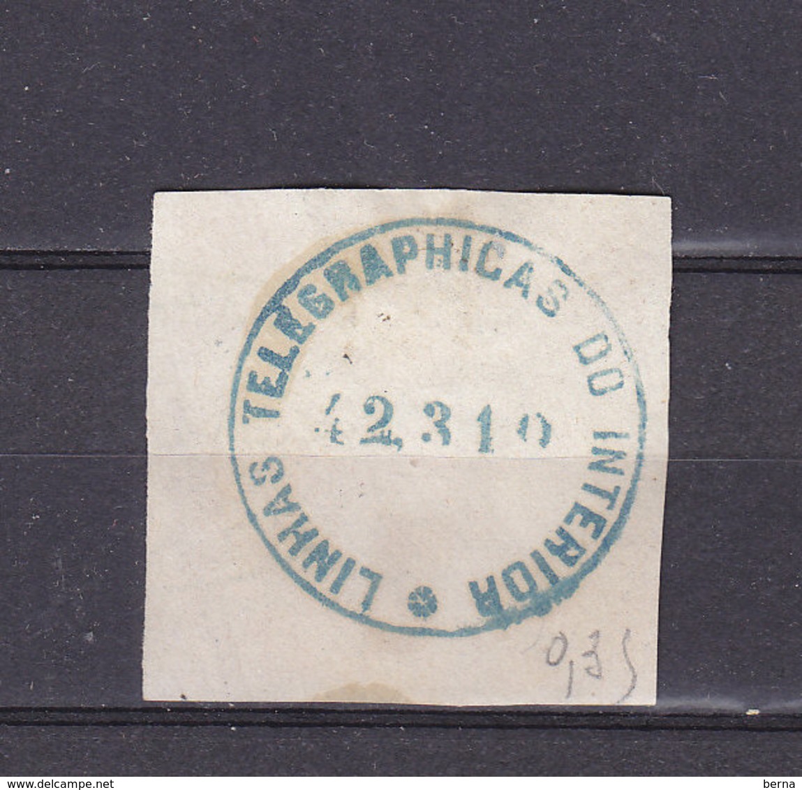 BRESIL TELEGRAPHO 2 USED WITH CANCELLATION AT REVERSE SCARCE - Telegraph