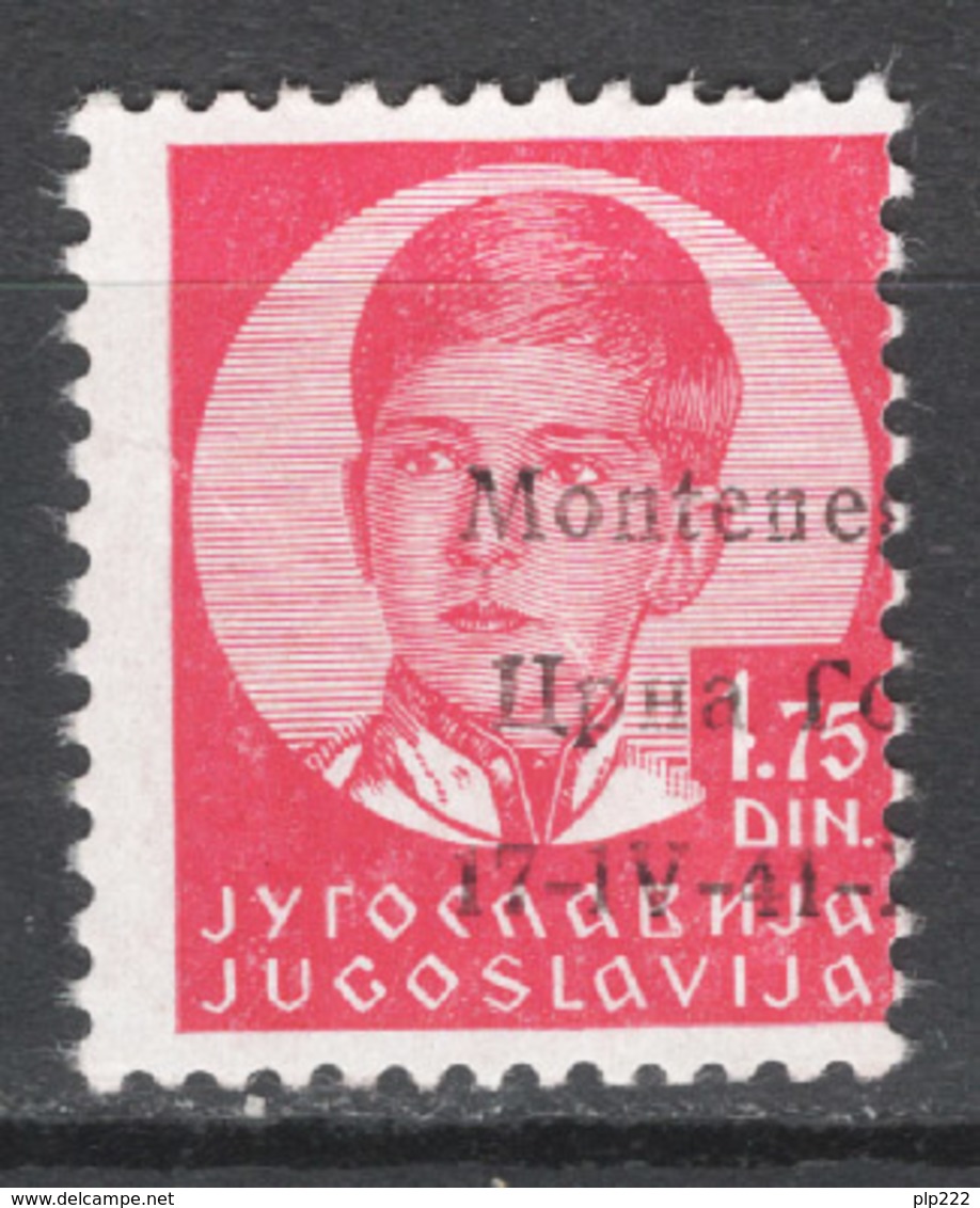 Montenegro 1941 Sass.14B **/MNH VF/F - Montenegro